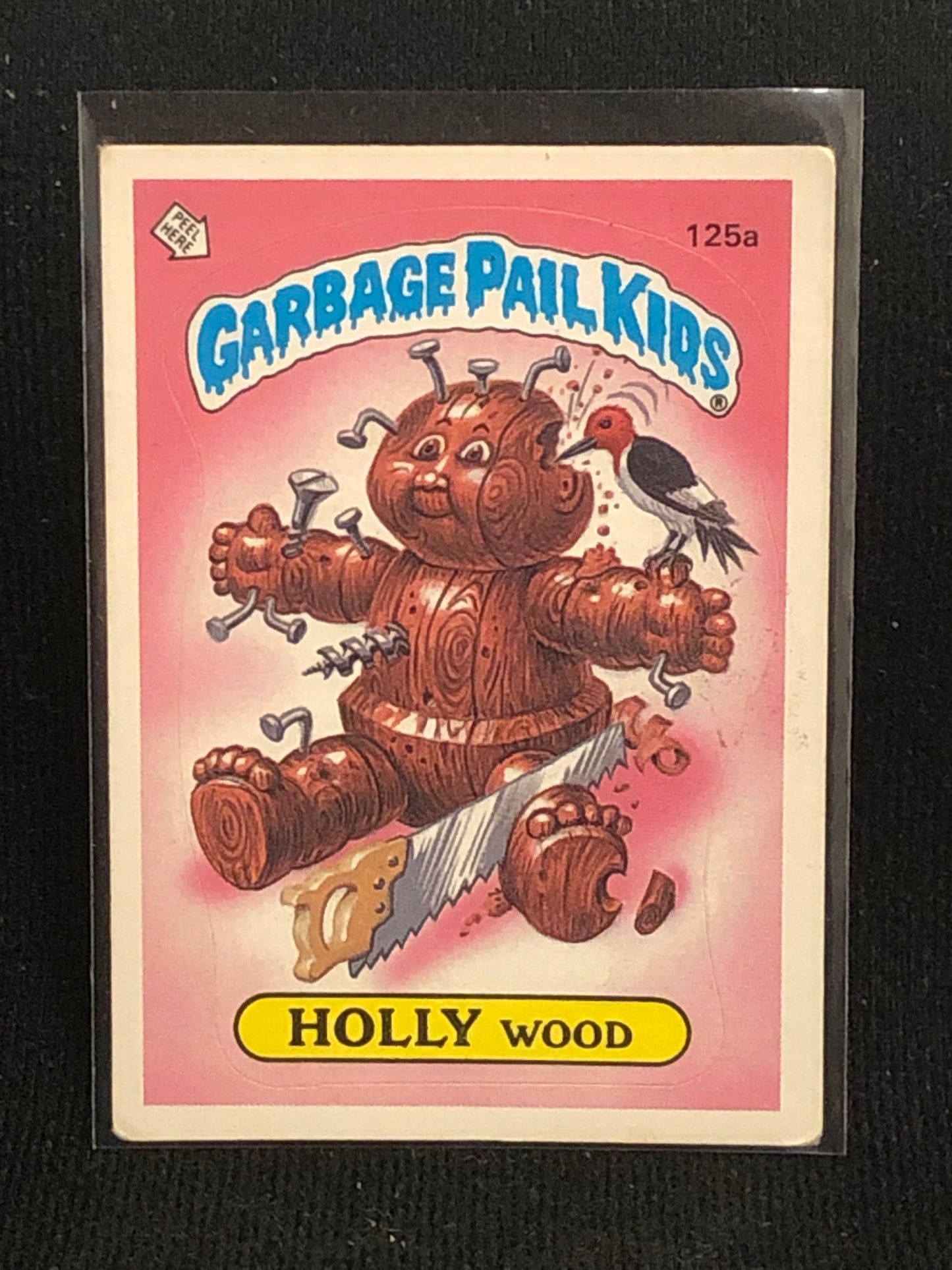 Garbage Pail Kids Original Series 4 (os4) 125a Holly Wood