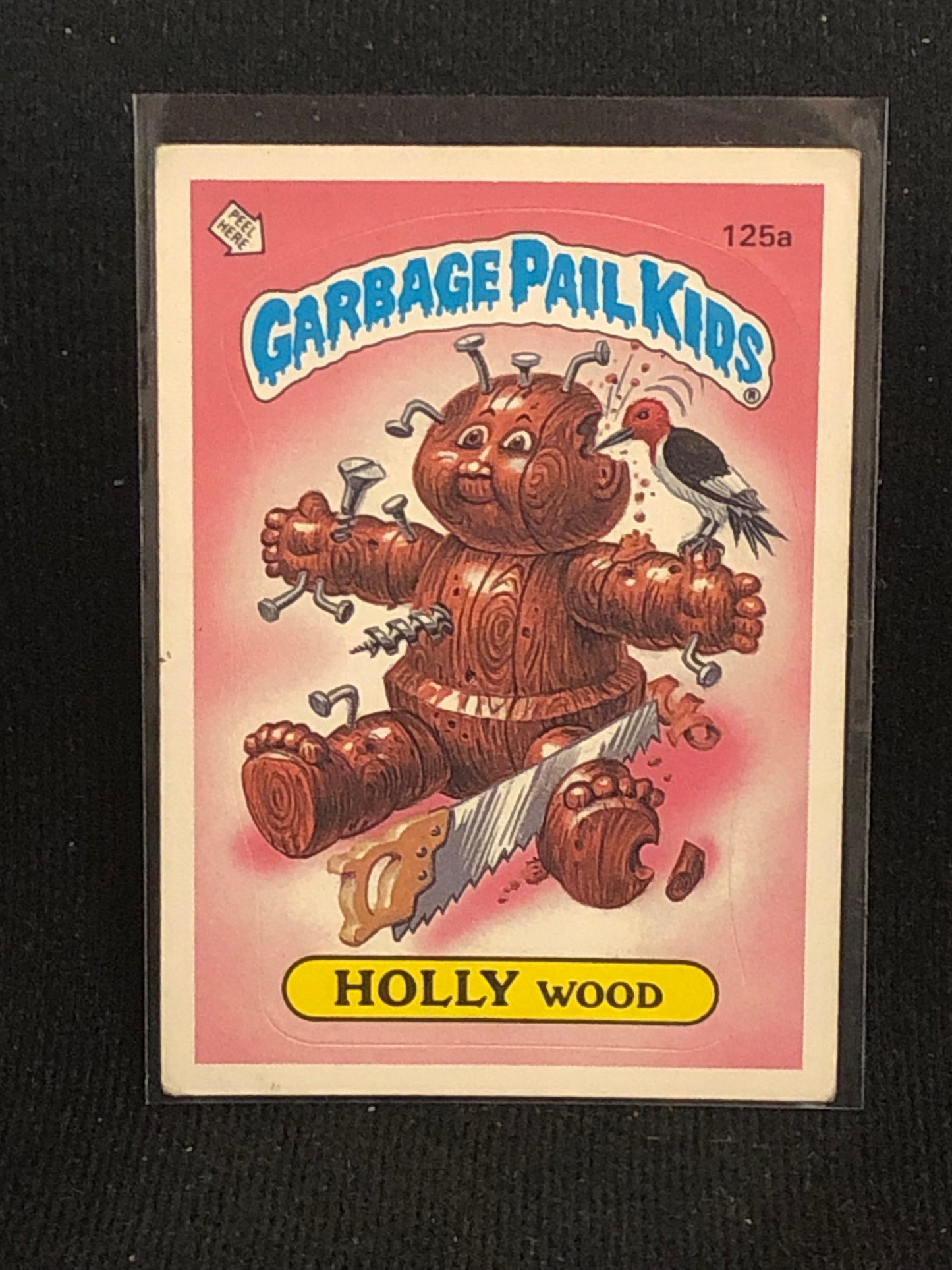 Garbage Pail Kids Original Series 4 (os4) 125a Holly Wood