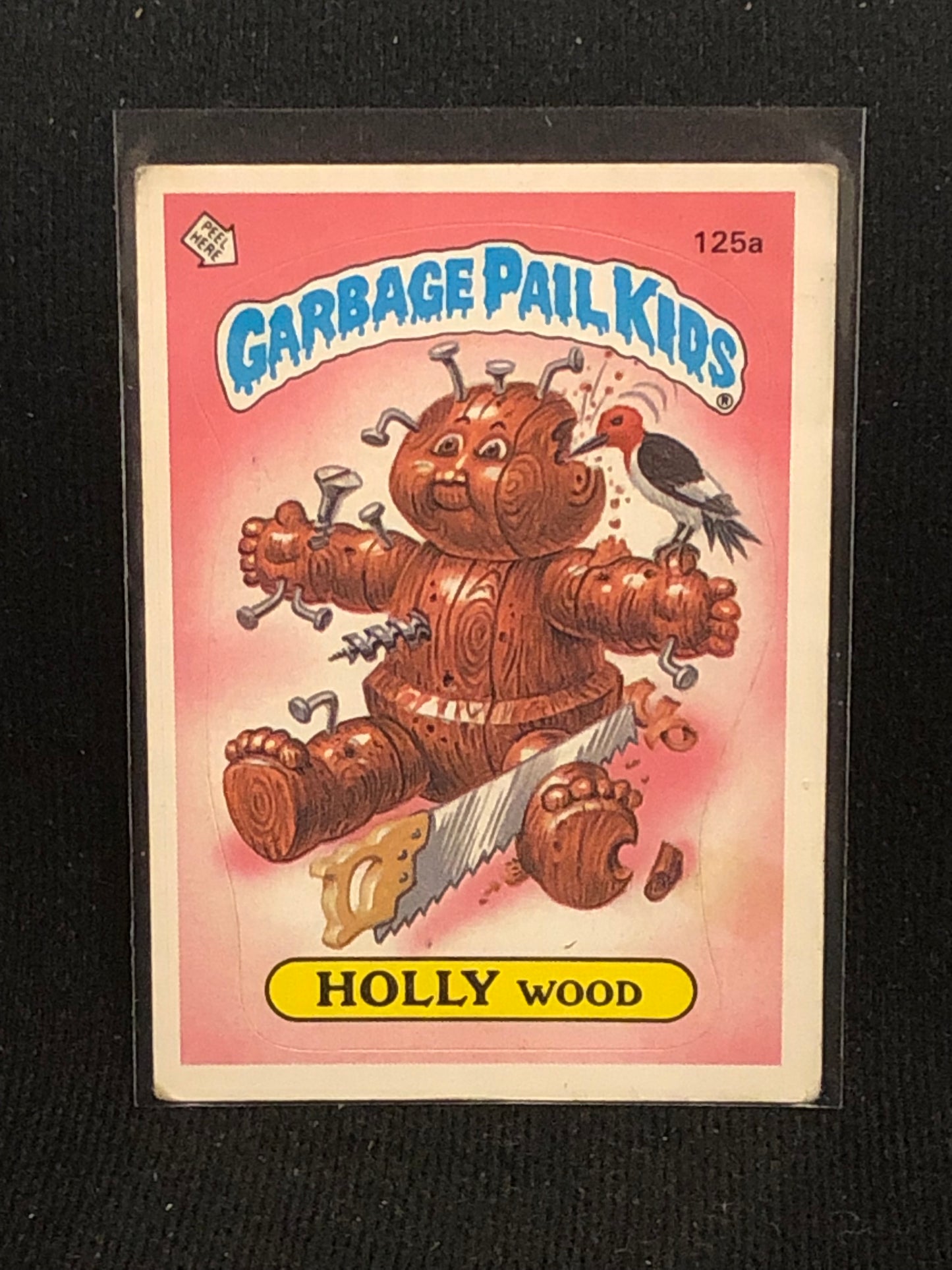 Garbage Pail Kids Original Series 4 (os4) 125a Holly Wood