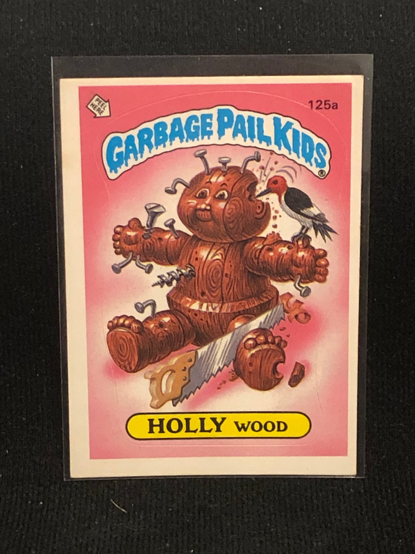 Garbage Pail Kids Original Series 4 (os4) 125a Holly Wood