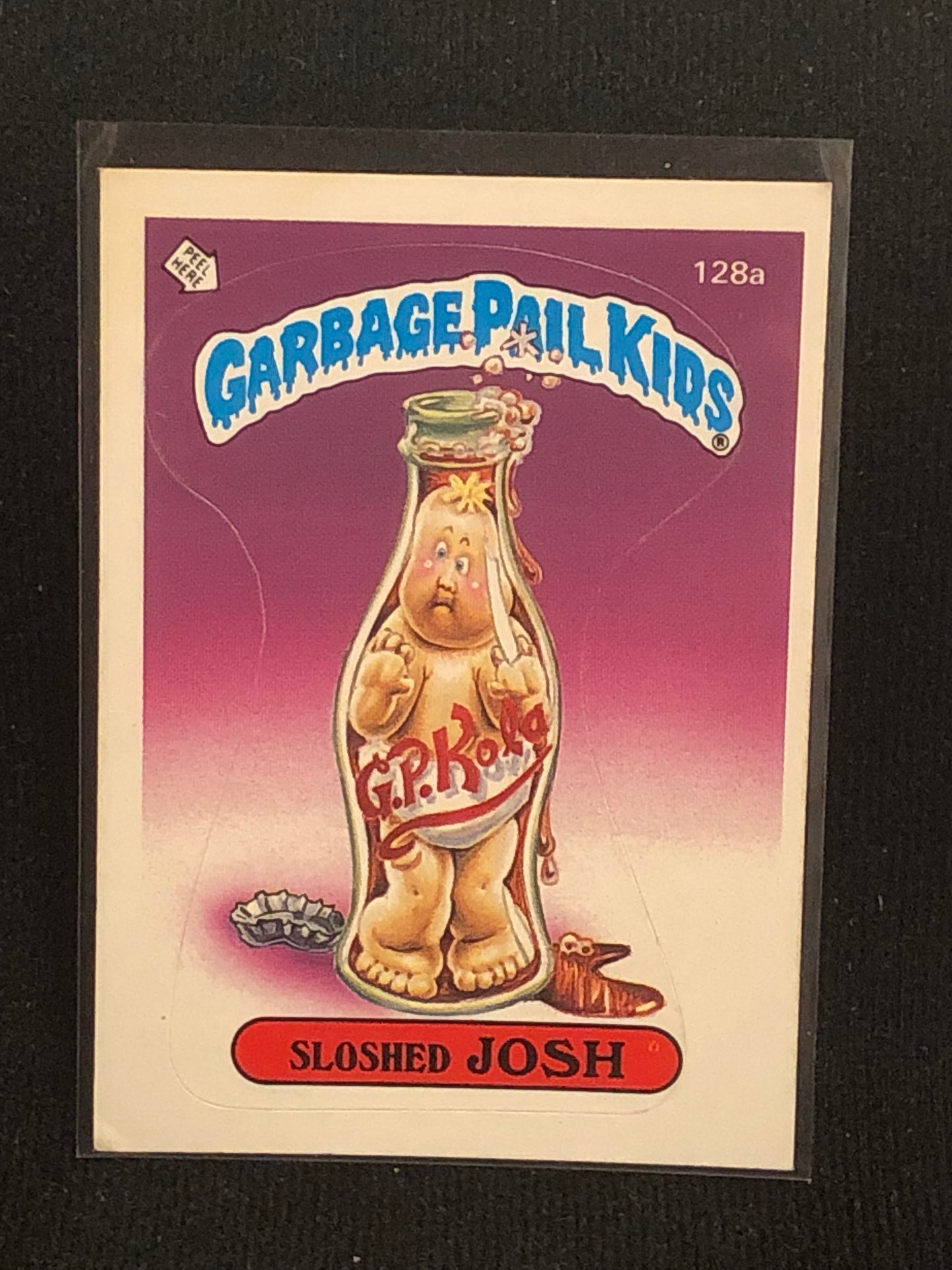 Garbage Pail Kids Original Series 4 (os4) 128a Sloshed Josh