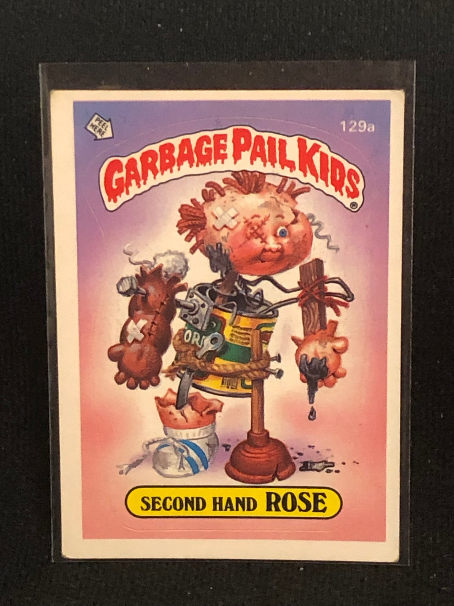 Garbage Pail Kids Original Series 4 (os4) 129a Second Hand Rose