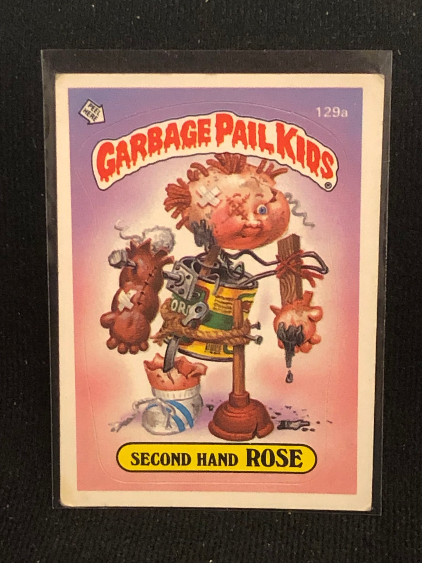 Garbage Pail Kids Original Series 4 (os4) 129a Second Hand Rose