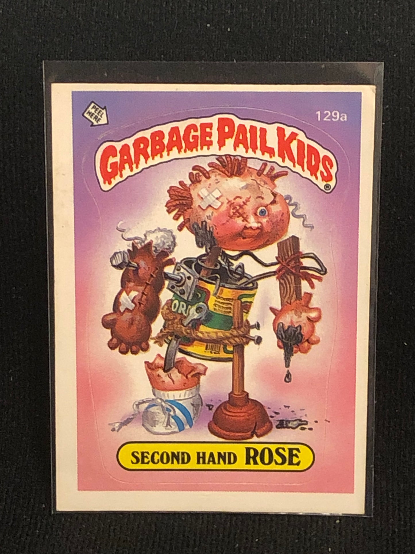 Garbage Pail Kids Original Series 4 (os4) 129a Second Hand Rose