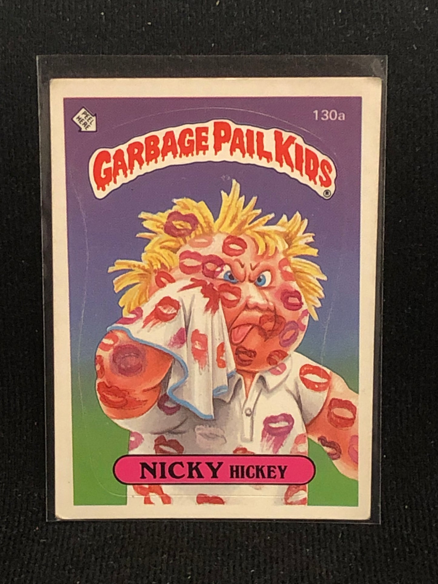 Garbage Pail Kids Original Series 4 (os4) 130a Nicky Hickey