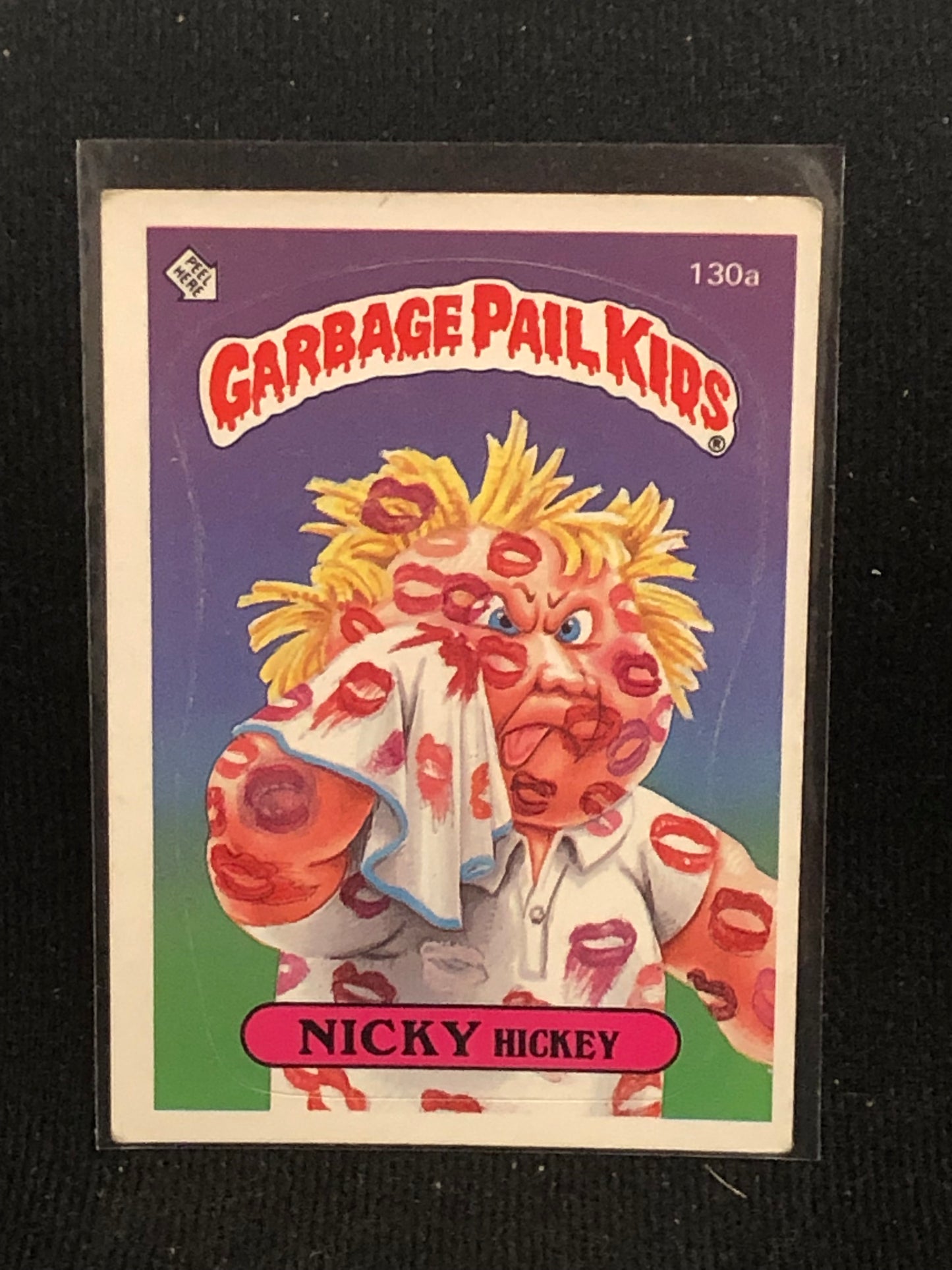 Garbage Pail Kids Original Series 4 (os4) 130a Nicky Hickey