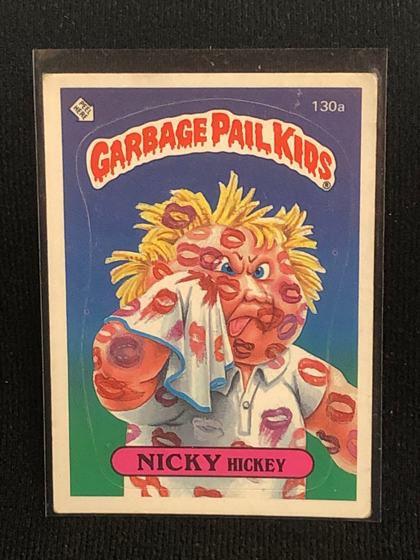 Garbage Pail Kids Original Series 4 (os4) 130a Nicky Hickey