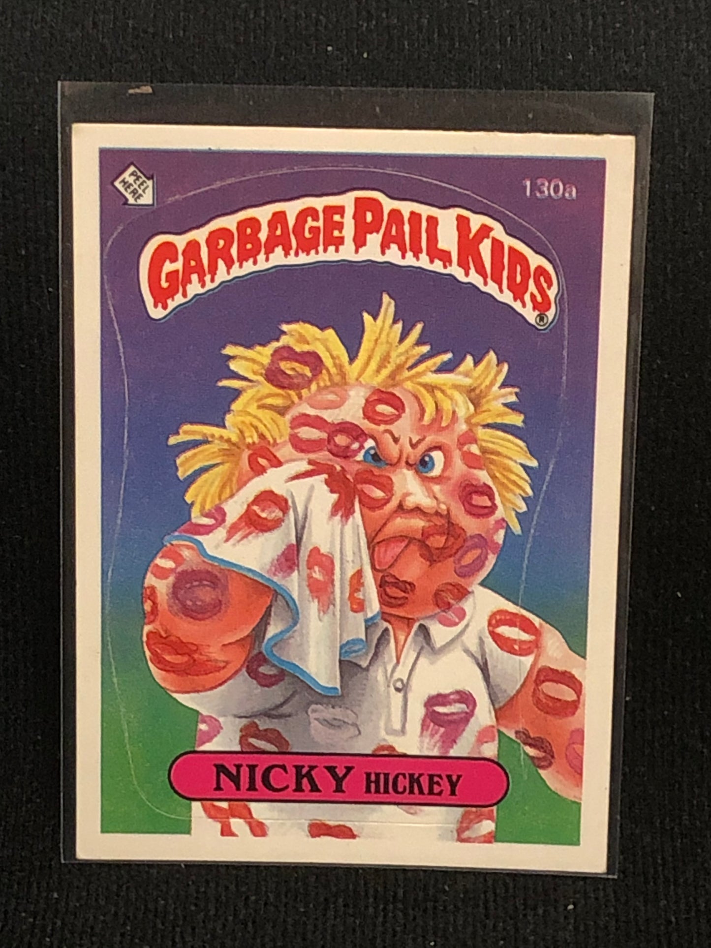 Garbage Pail Kids Original Series 4 (os4) 130a Nicky Hickey