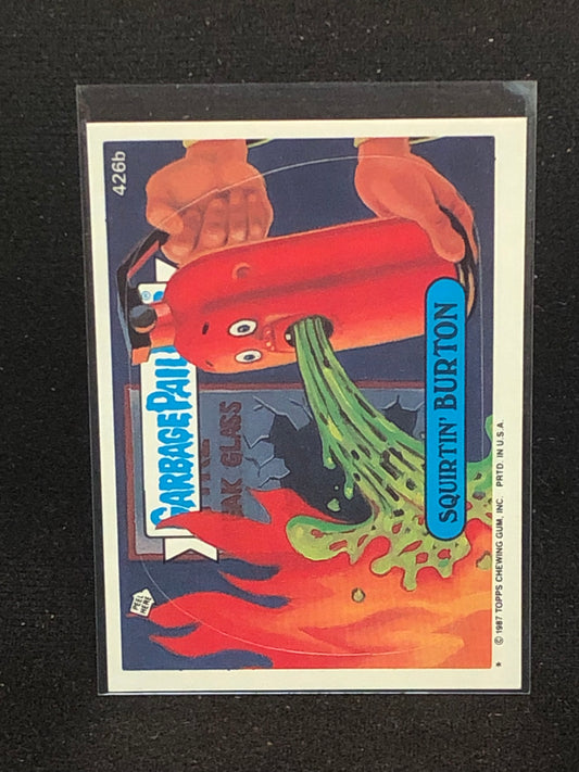 Garbage Pail Kids Original Series 11 (os11) 426b Squirtin Burton