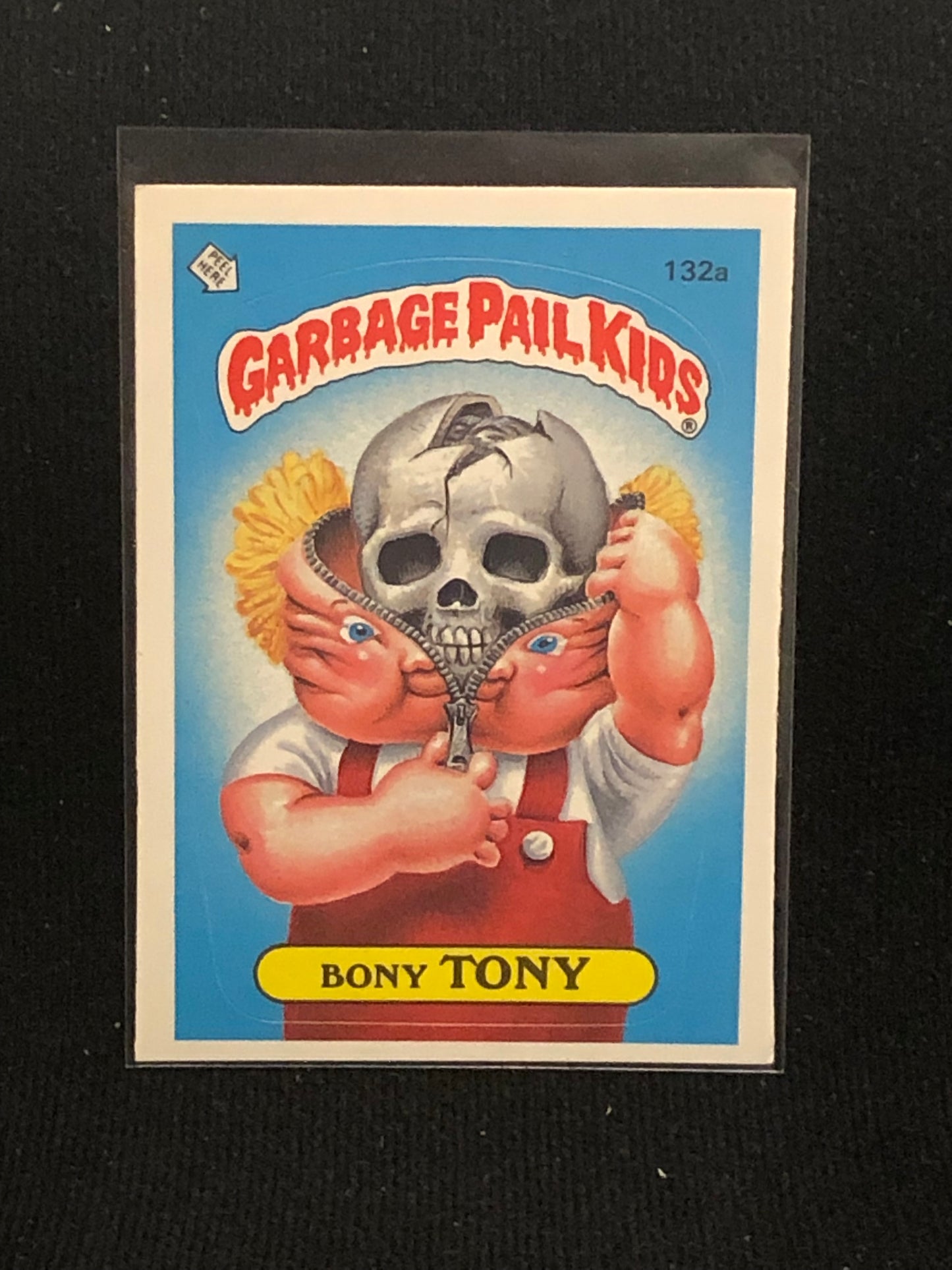 Garbage Pail Kids Original Series 4 (os4) 132a Bony Tony