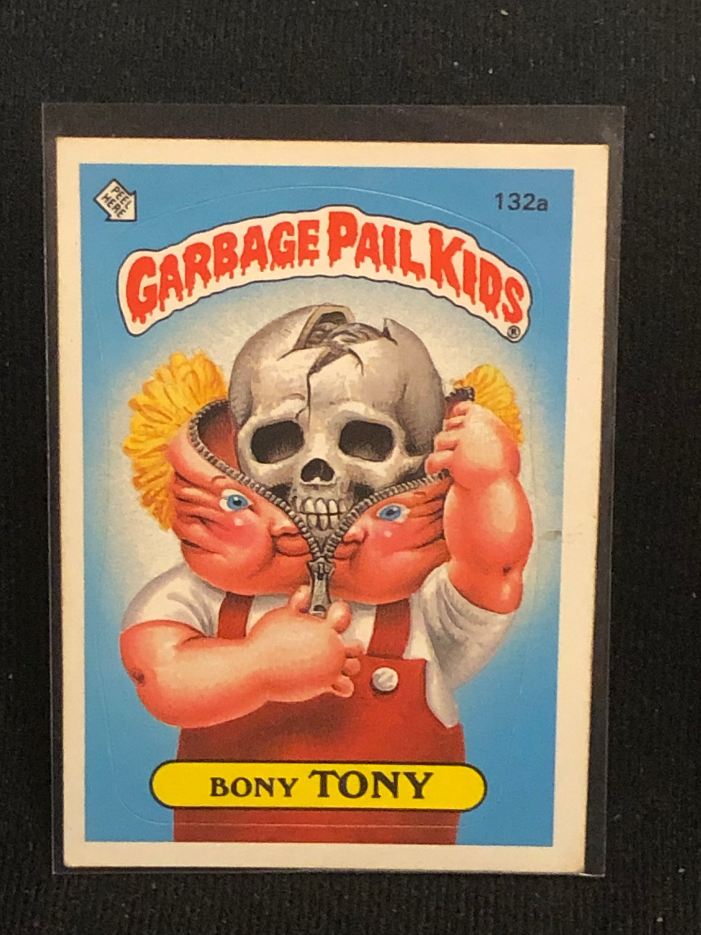 Garbage Pail Kids Original Series 4 (os4) 132a Bony Tony