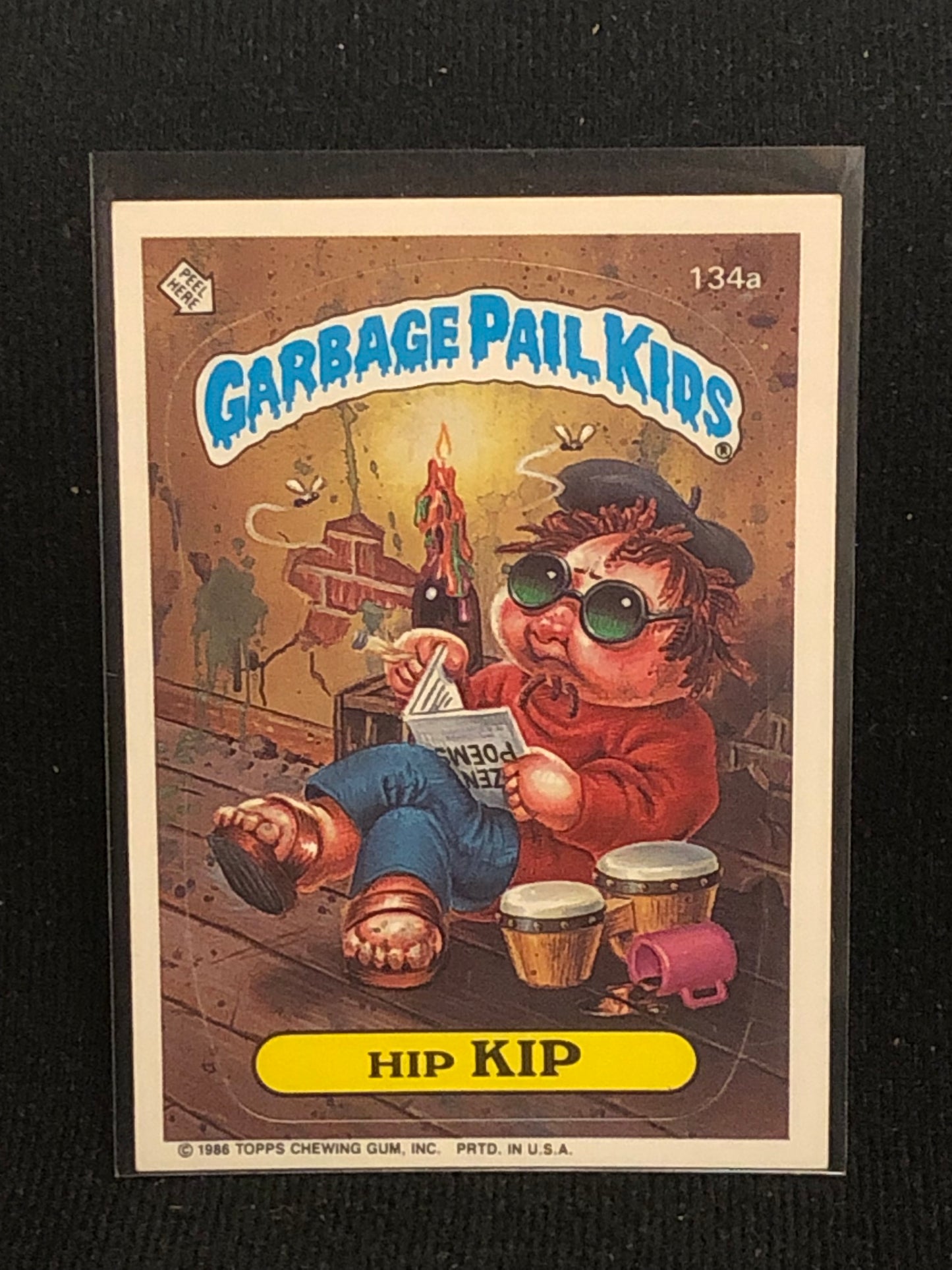 Garbage Pail Kids Original Series 4 (os4) 134a Hip Kip