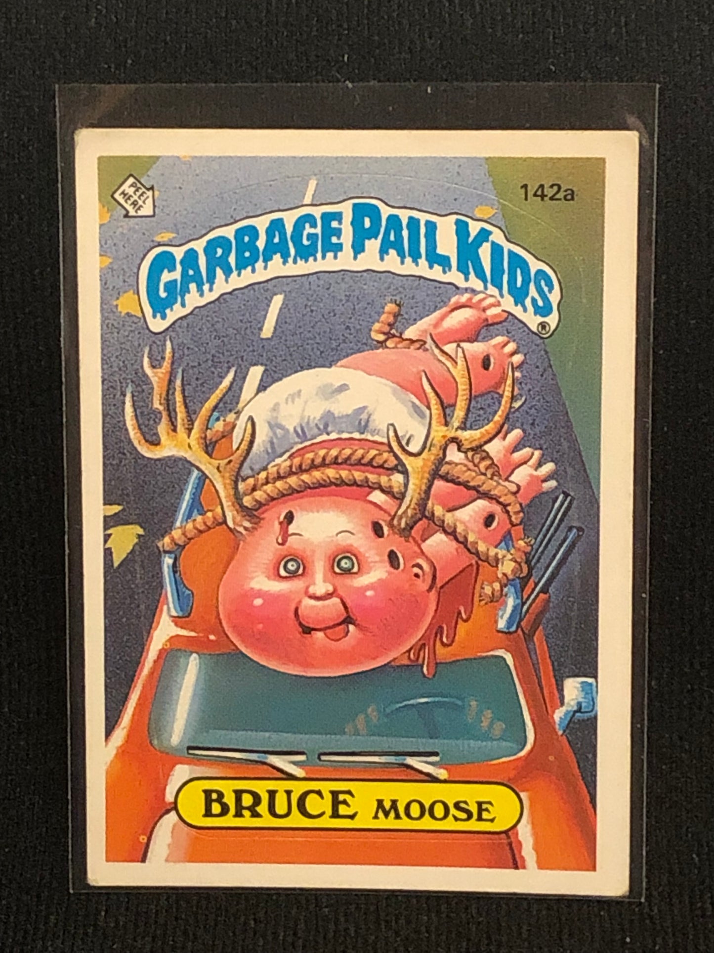 Garbage Pail Kids Original Series 4 (os4) 142a Bruce Moose