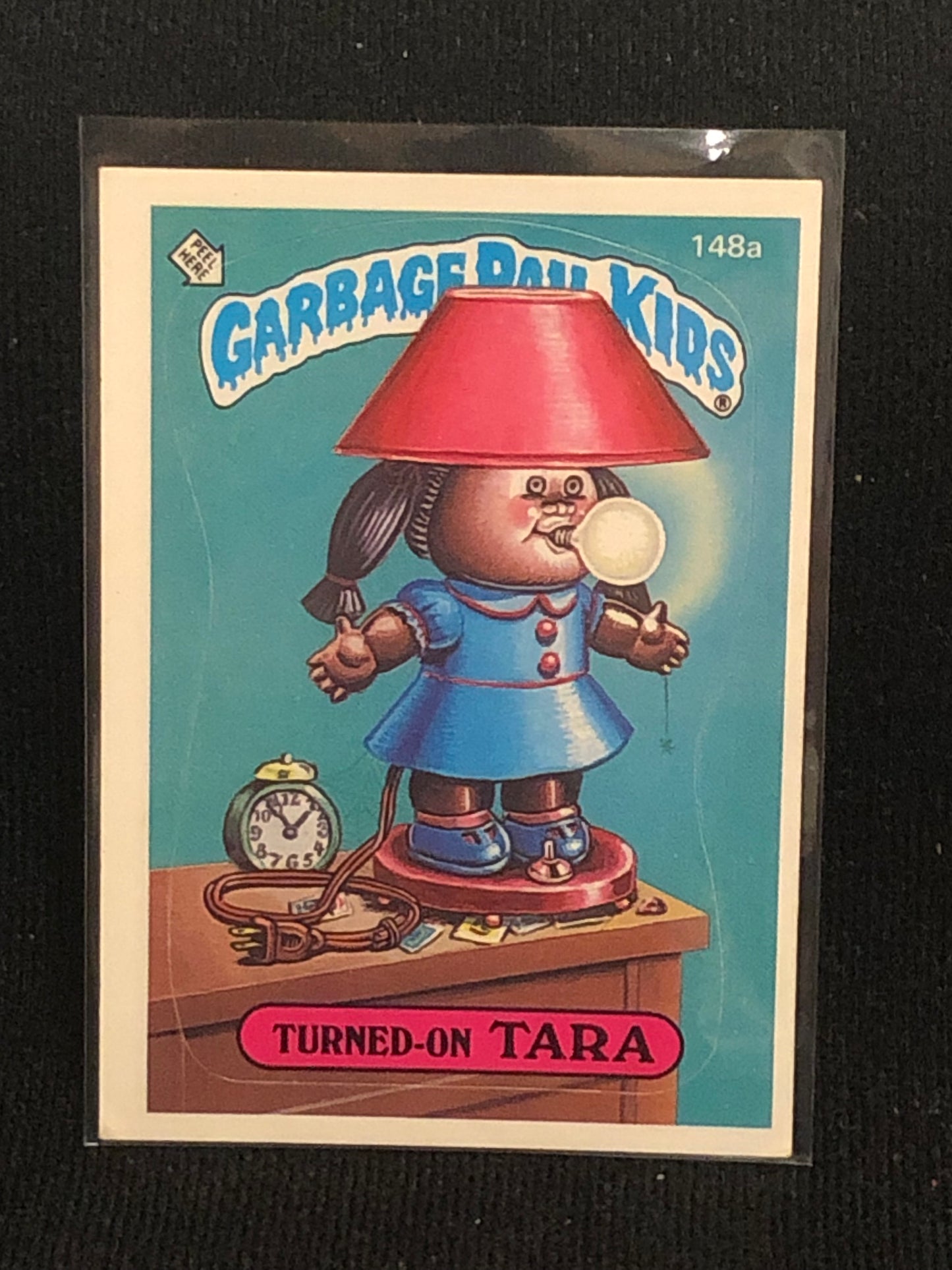 Garbage Pail Kids Original Series 4 (os4) 148a Turned On Tara