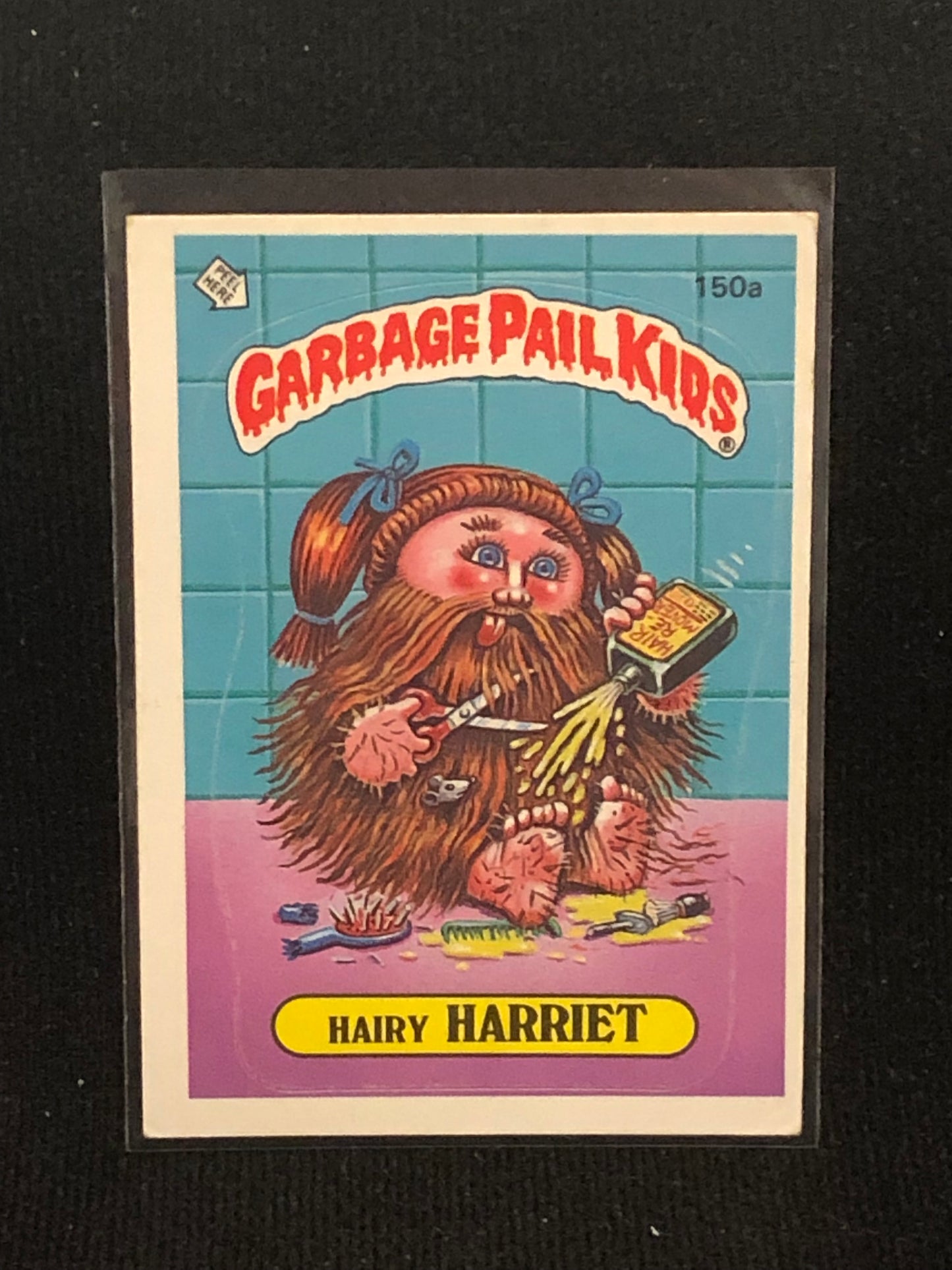 Garbage Pail Kids Original Series 4 (os4) 150a Hairy Harriet