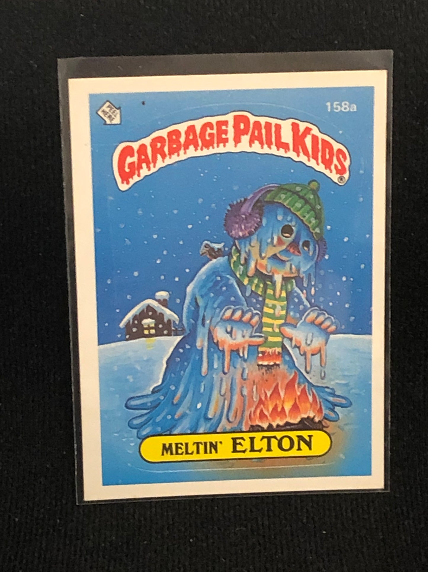 Garbage Pail Kids Original Series 4 (os4) 158a Meltin Elton