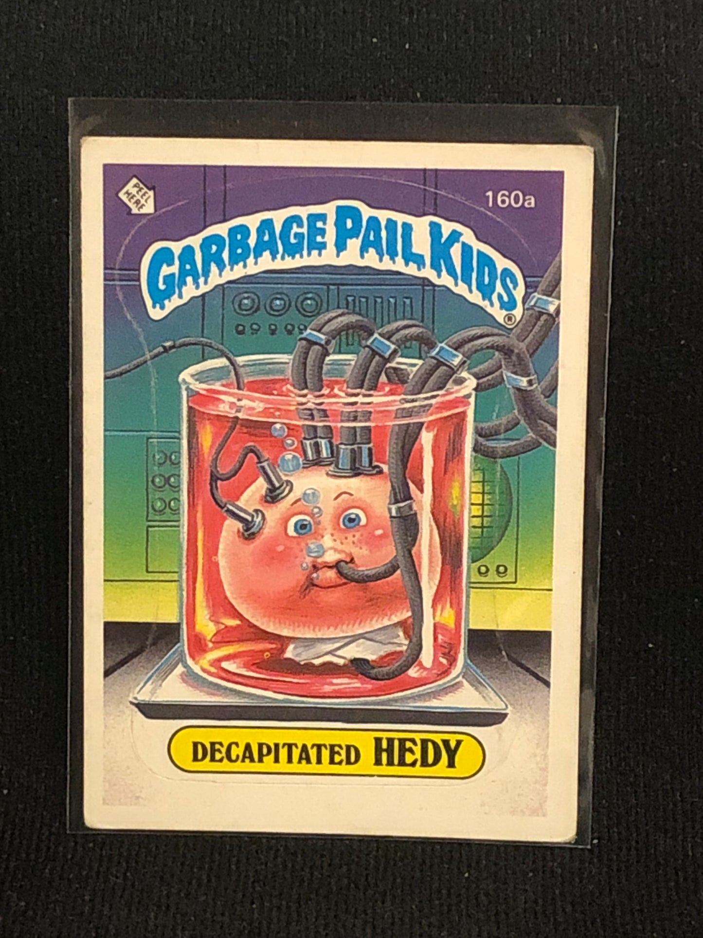 Garbage Pail Kids Original Series 4 (os4) 160a Decapitated Hedy