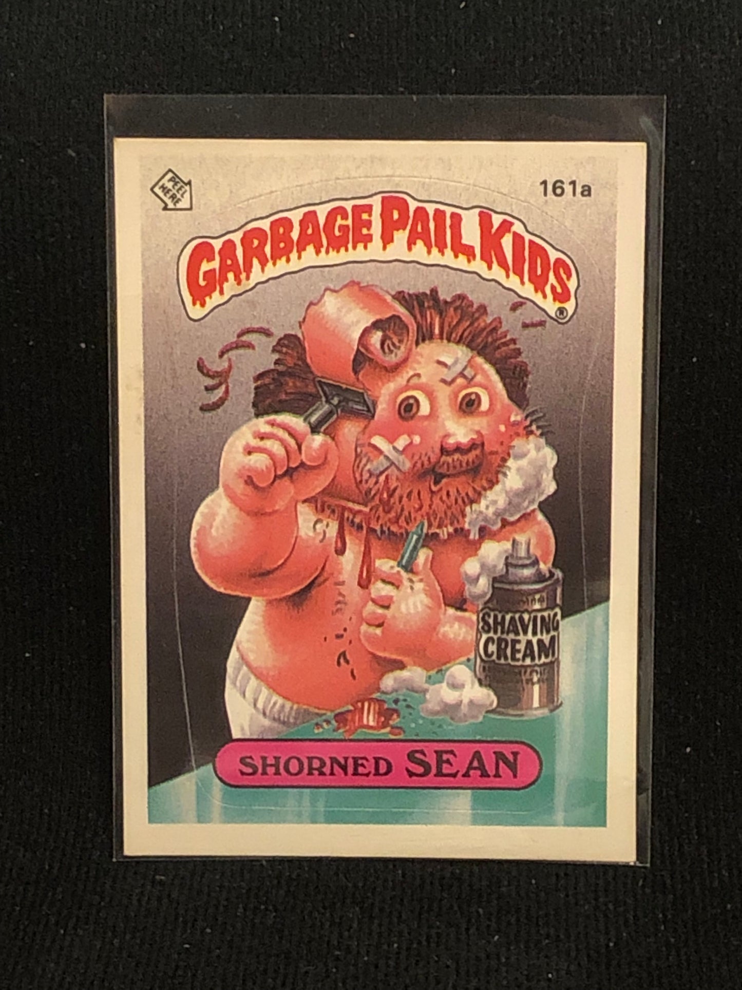 Garbage Pail Kids Original Series 4 (os4) 161a Shorned Sean