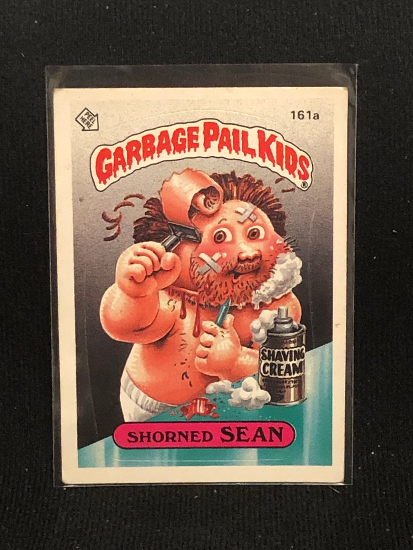 Garbage Pail Kids Original Series 4 (os4) 161a Shorned Sean