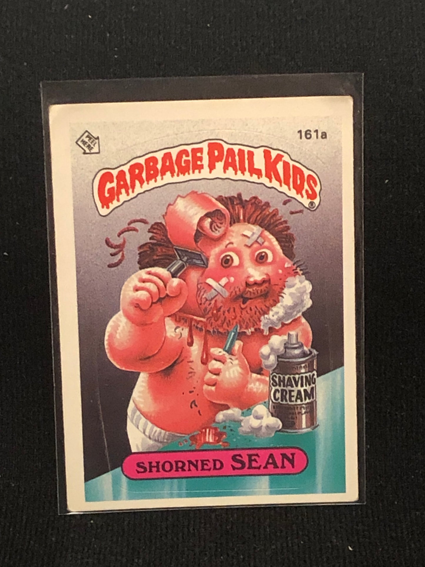 Garbage Pail Kids Original Series 4 (os4) 161a Shorned Sean