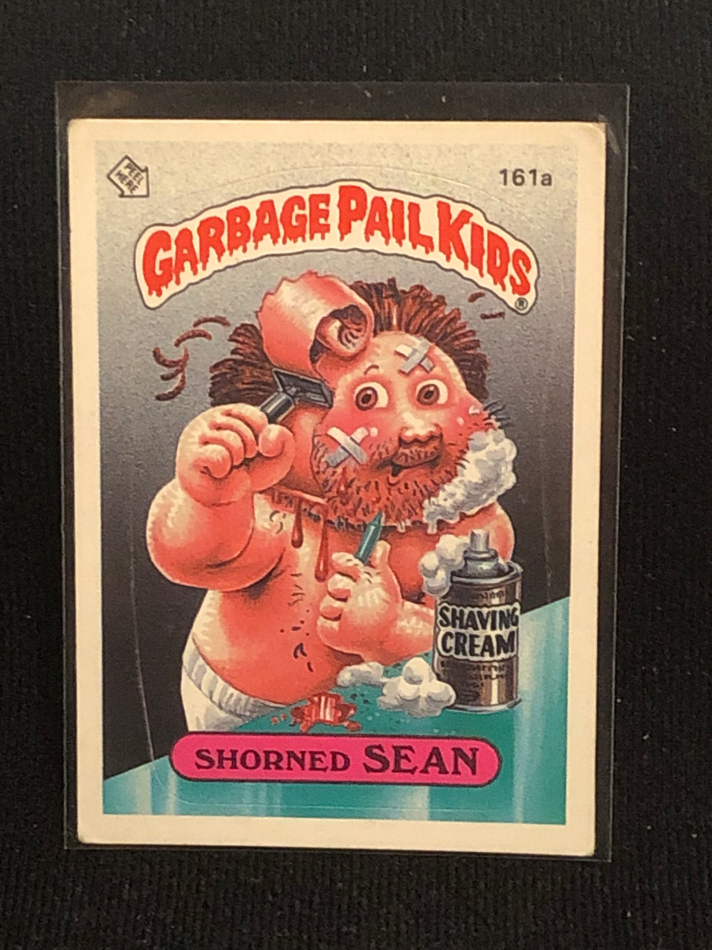 Garbage Pail Kids Original Series 4 (os4) 161a Shorned Sean