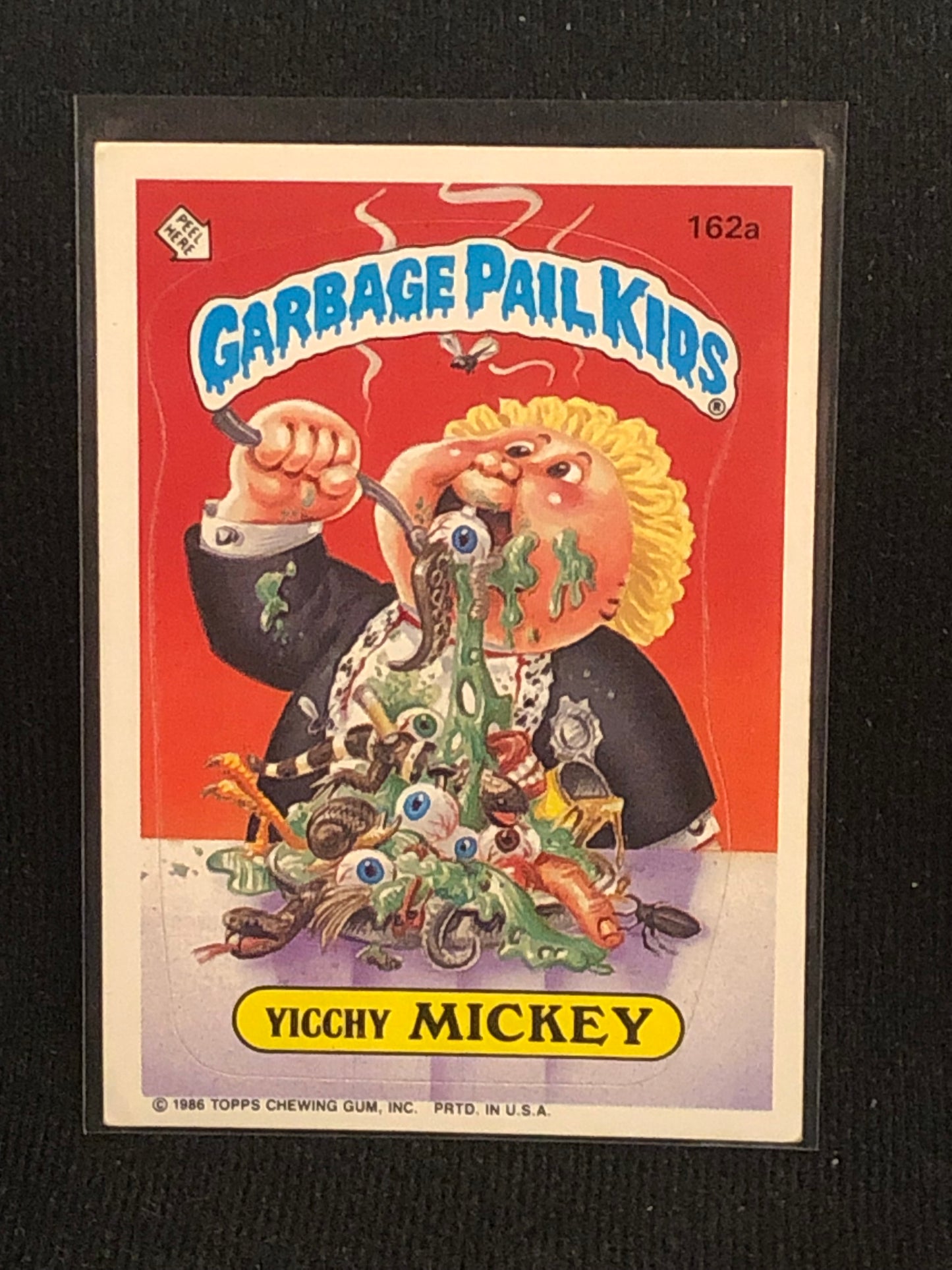 Garbage Pail Kids Original Series 4 (os4) 162a Yicchy Mickey