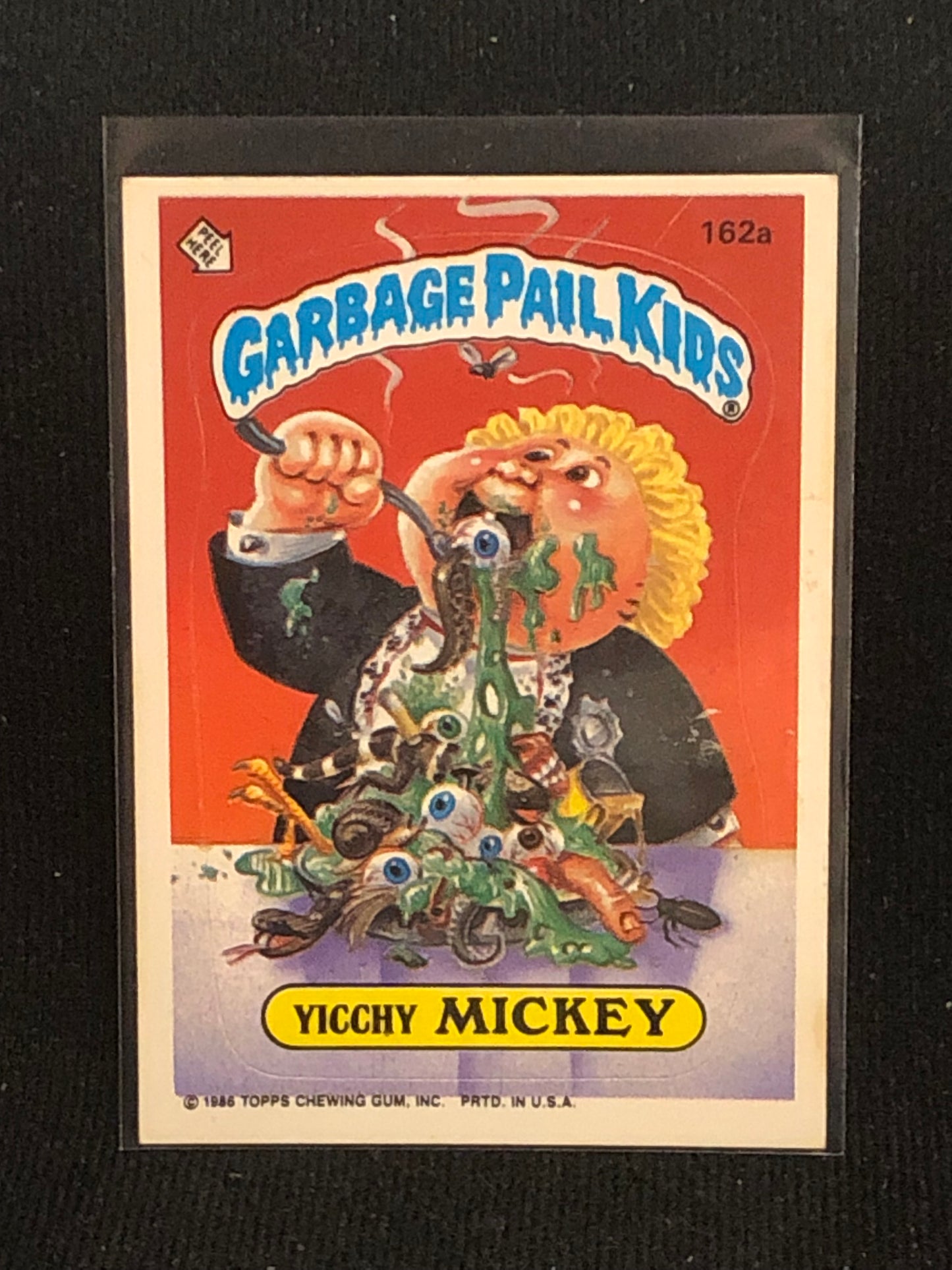 Garbage Pail Kids Original Series 4 (os4) 162a Yicchy Mickey