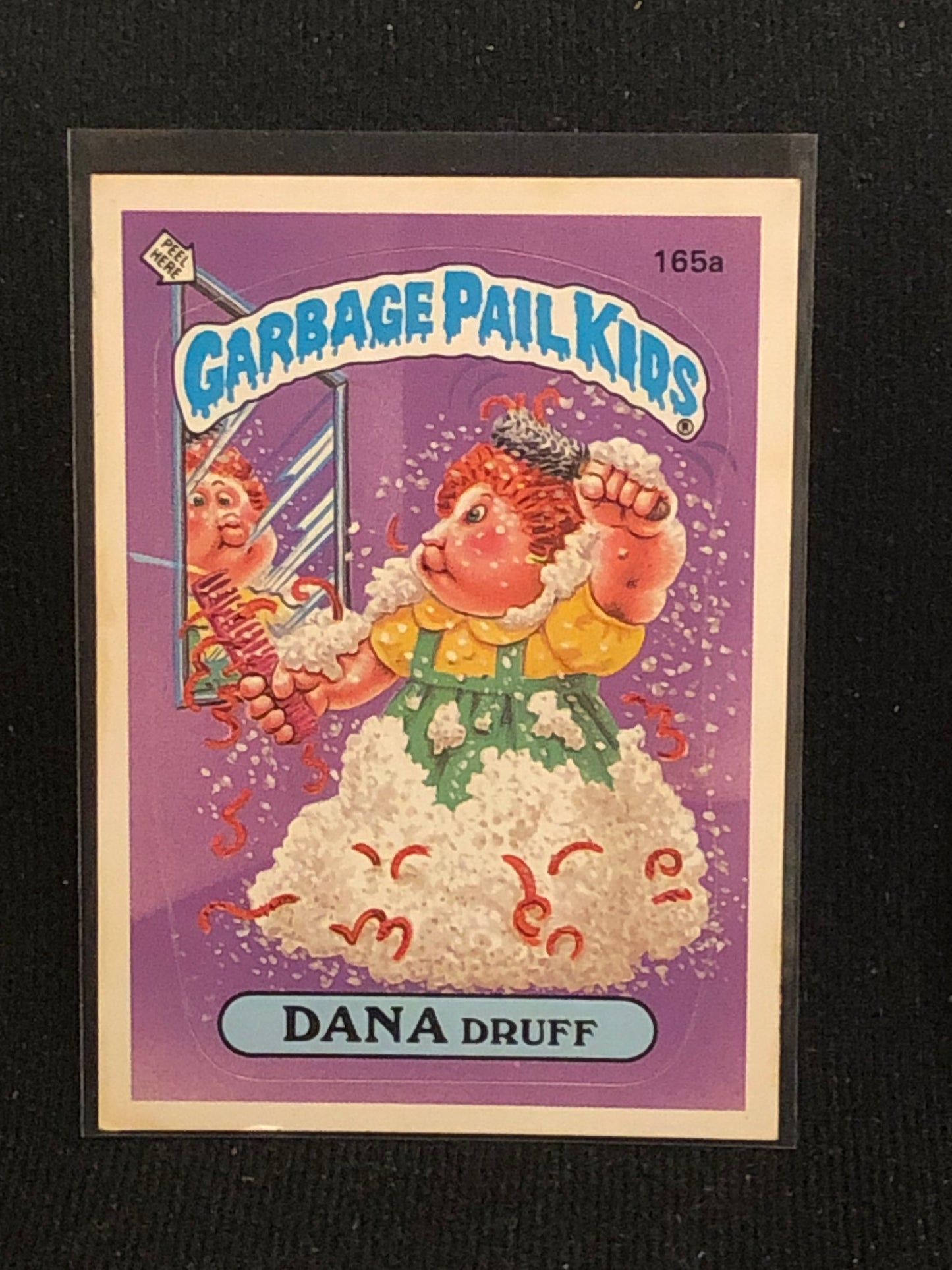 Garbage Pail Kids Original Series 4 (os4) 165a Dana Druff