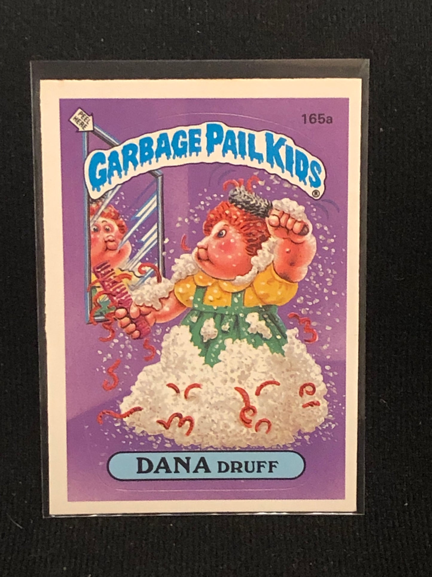 Garbage Pail Kids Original Series 4 (os4) 165a Dana Druff