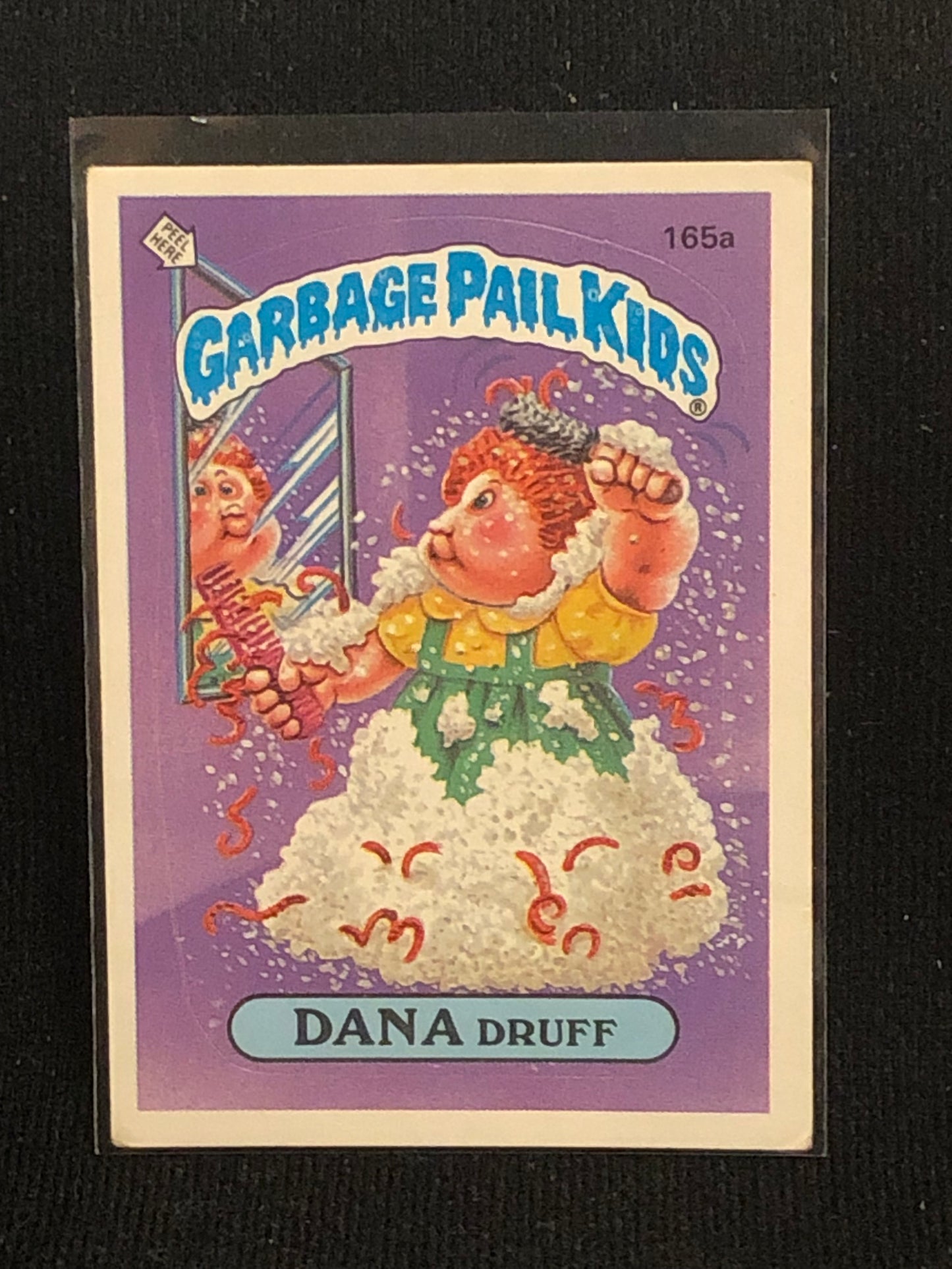 Garbage Pail Kids Original Series 4 (os4) 165a Dana Druff