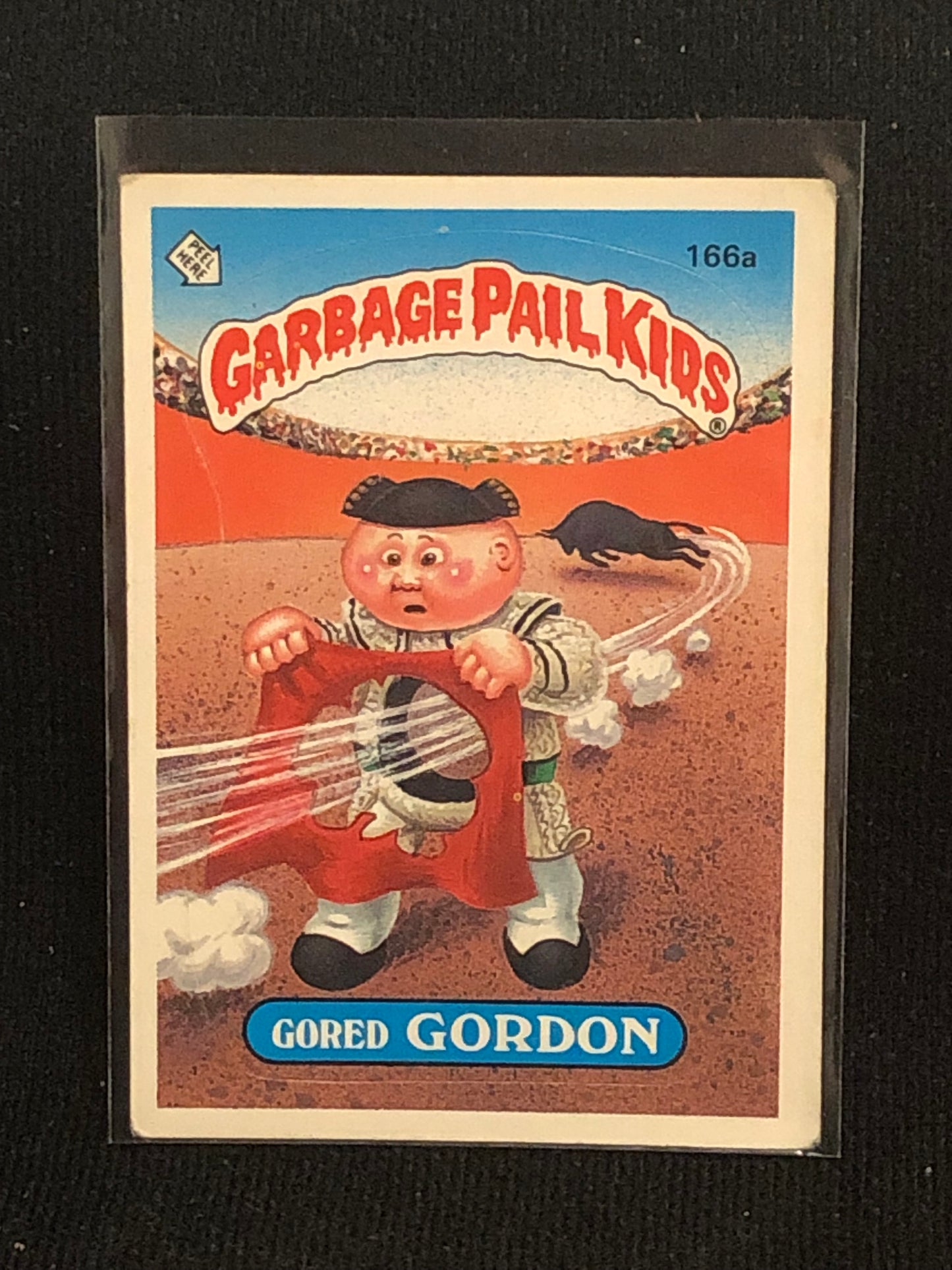 Garbage Pail Kids Original Series 4 (os4) 166a Gored Gordon