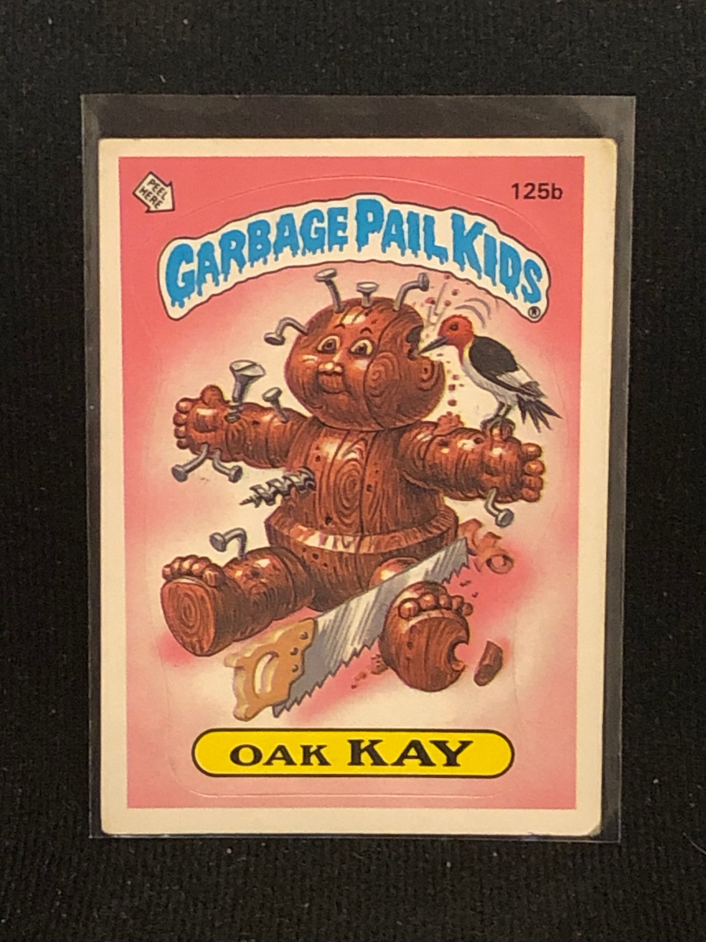 Garbage Pail Kids Original Series 4 (os4) 125b Oak Kay