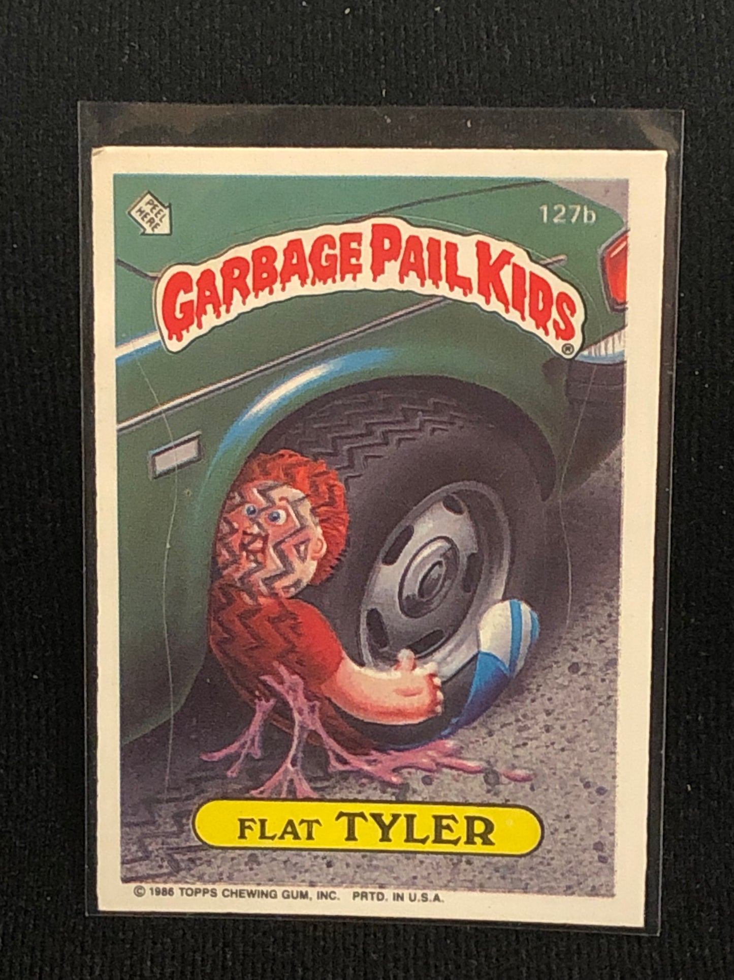 Garbage Pail Kids Original Series 4 (os4) 127b Flat Tyler