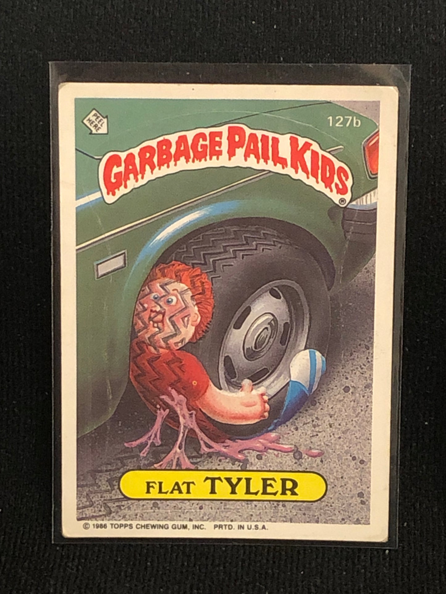 Garbage Pail Kids Original Series 4 (os4) 127b Flat Tyler