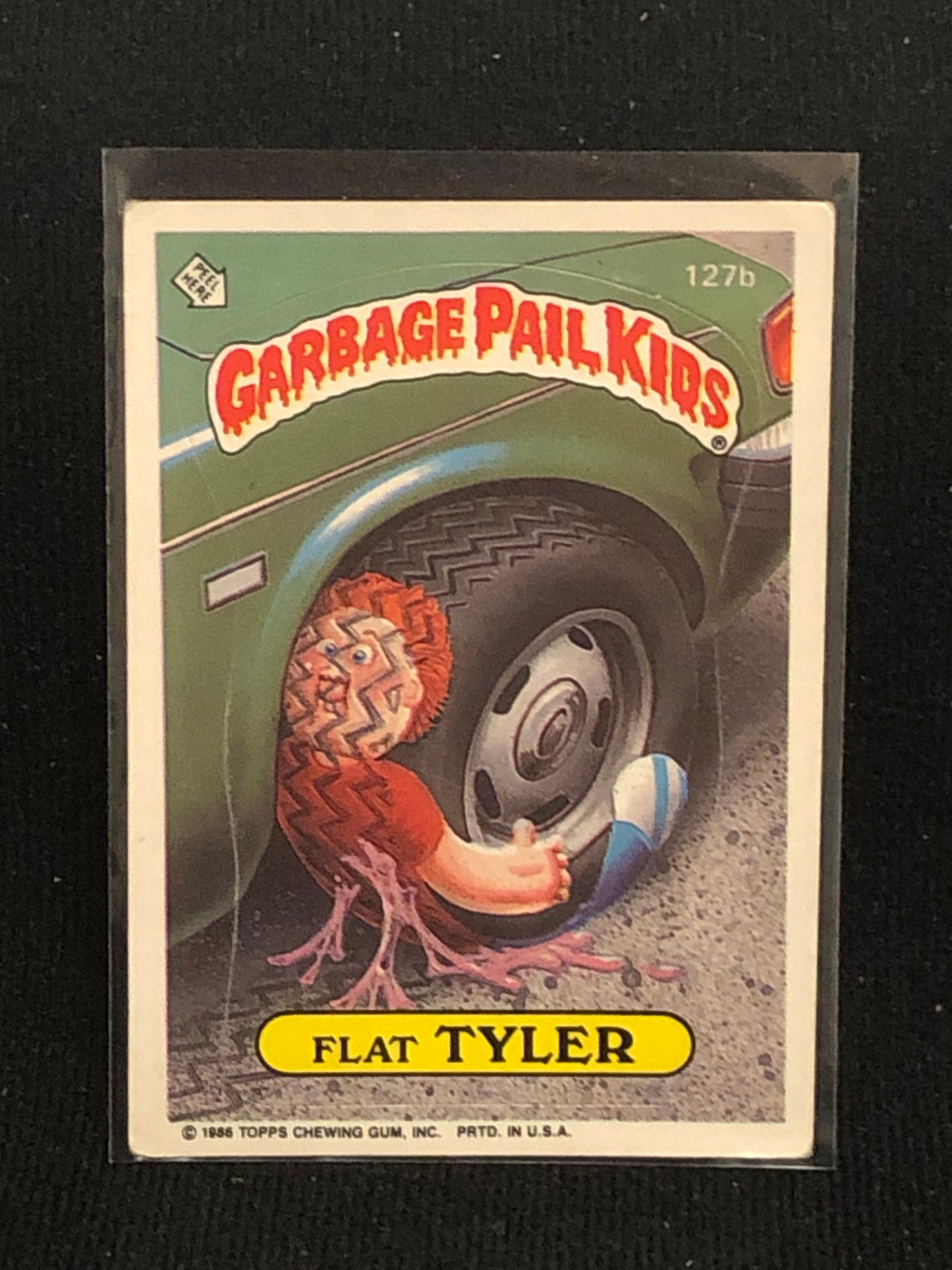 Garbage Pail Kids Original Series 4 (os4) 127b Flat Tyler