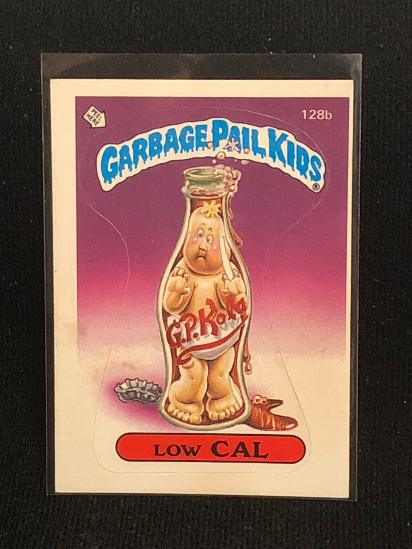 Garbage Pail Kids Original Series 4 (os4) 128b Low Cal