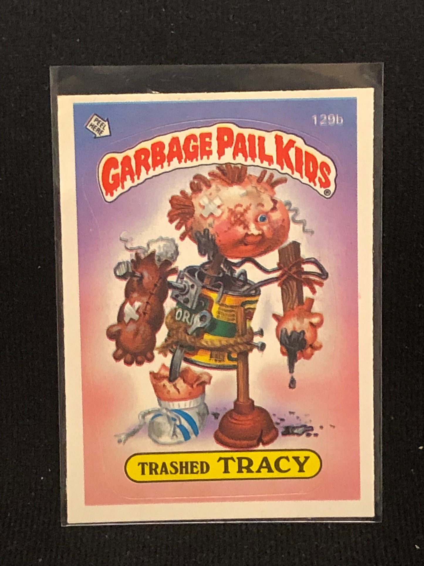 Garbage Pail Kids Original Series 4 (os4) 129b Trashed Tracy