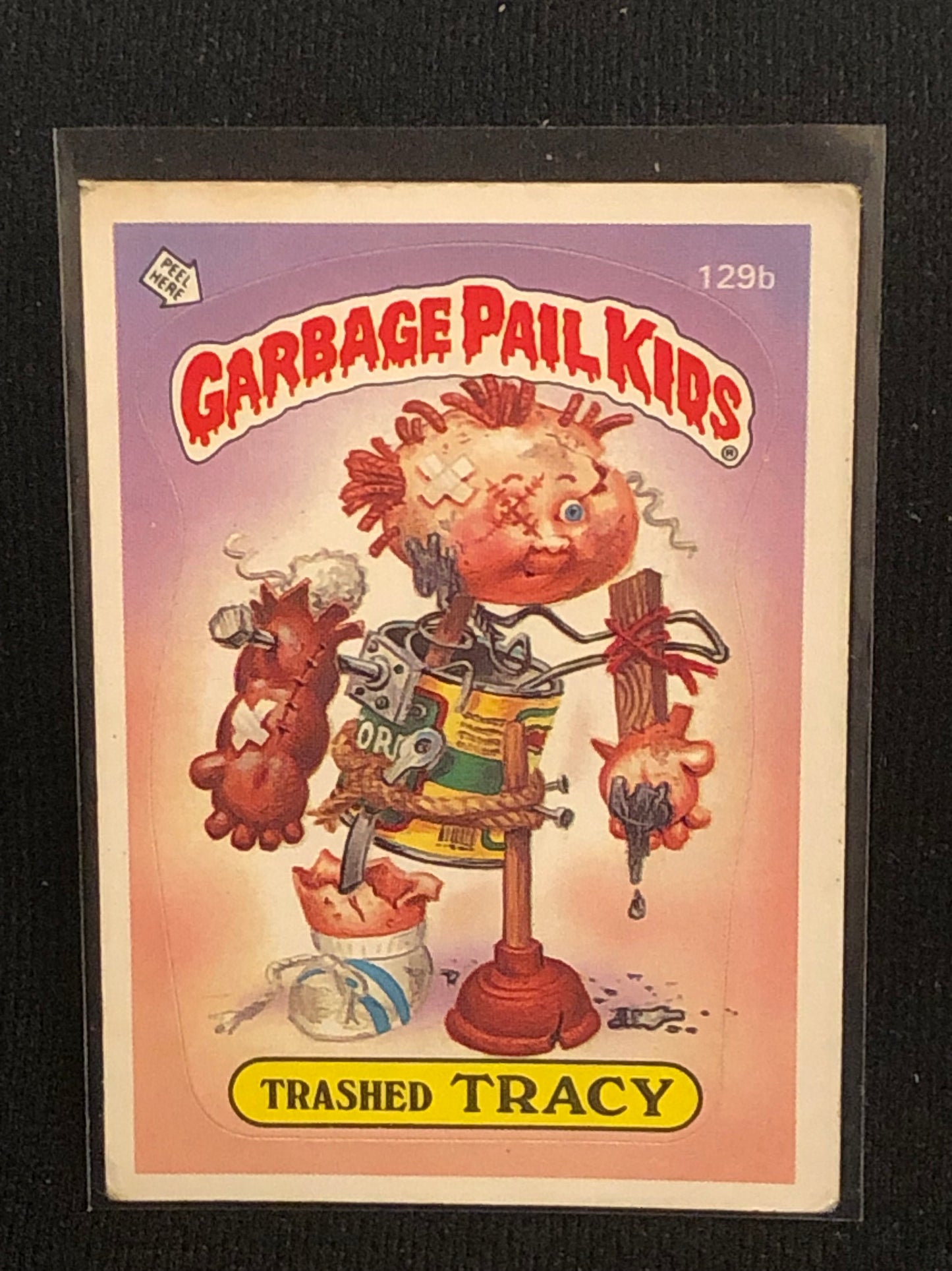 Garbage Pail Kids Original Series 4 (os4) 129b Trashed Tracy