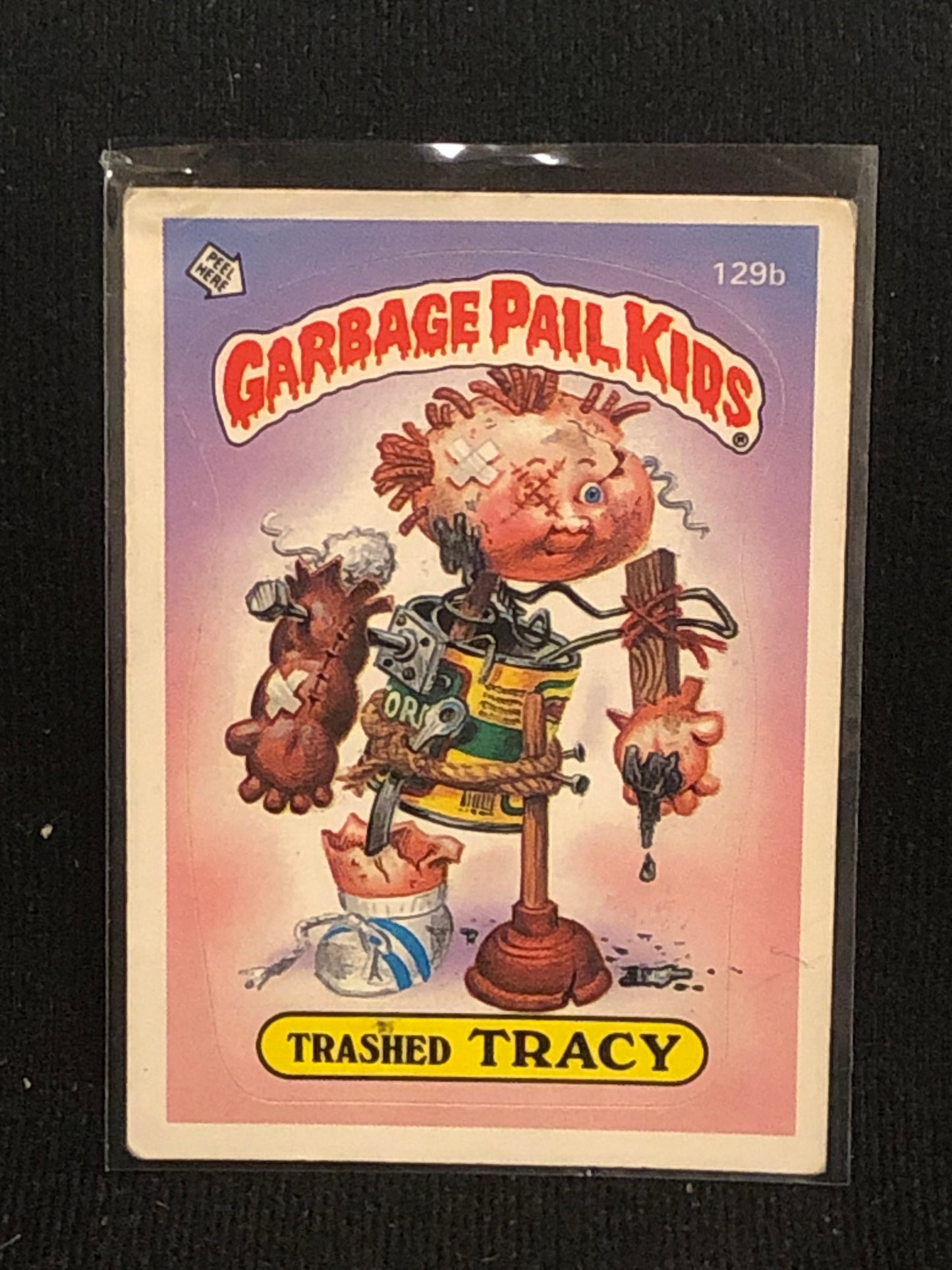 Garbage Pail Kids Original Series 4 (os4) 129b Trashed Tracy