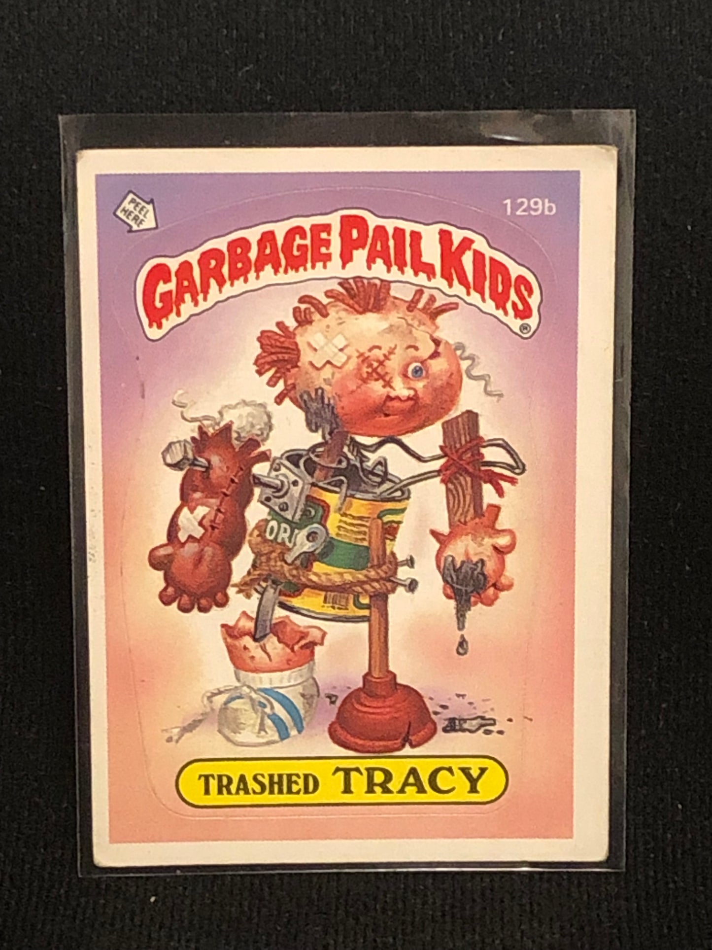 Garbage Pail Kids Original Series 4 (os4) 129b Trashed Tracy