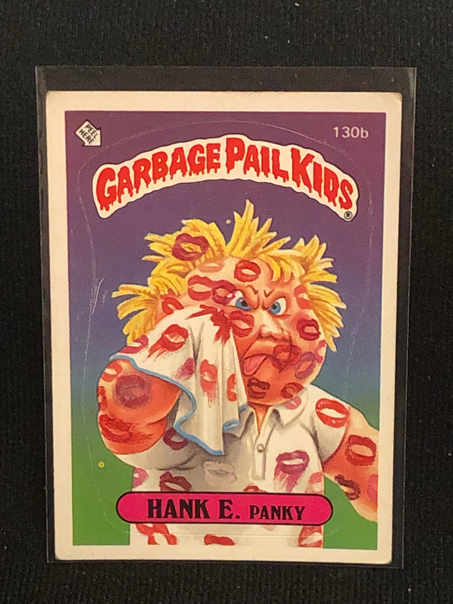 Garbage Pail Kids Original Series 4 (os4) 130b Hank E Panky