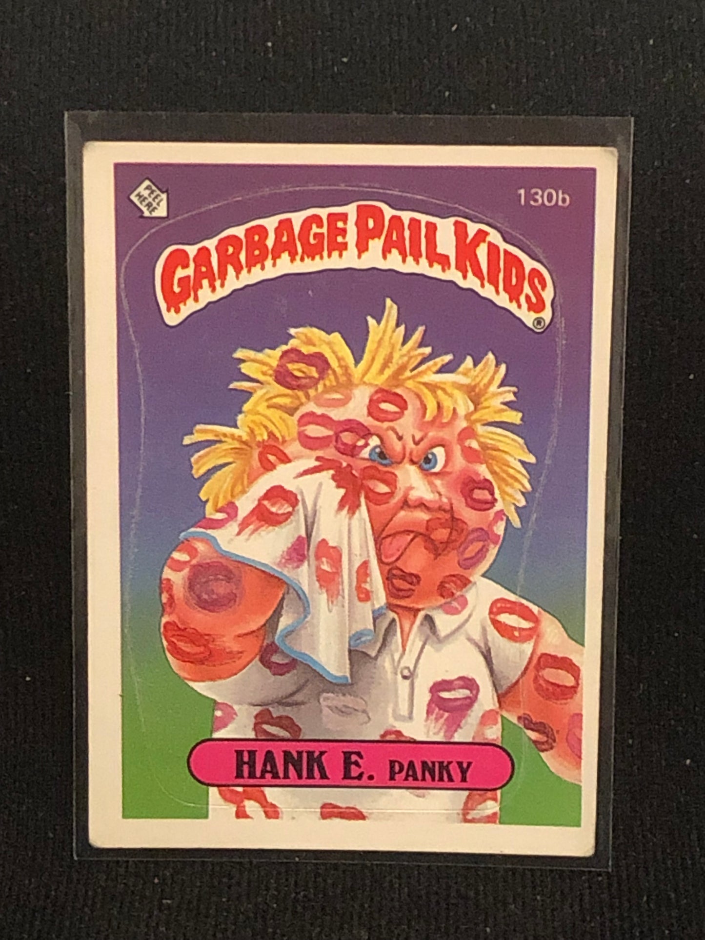 Garbage Pail Kids Original Series 4 (os4) 130b Hank E Panky