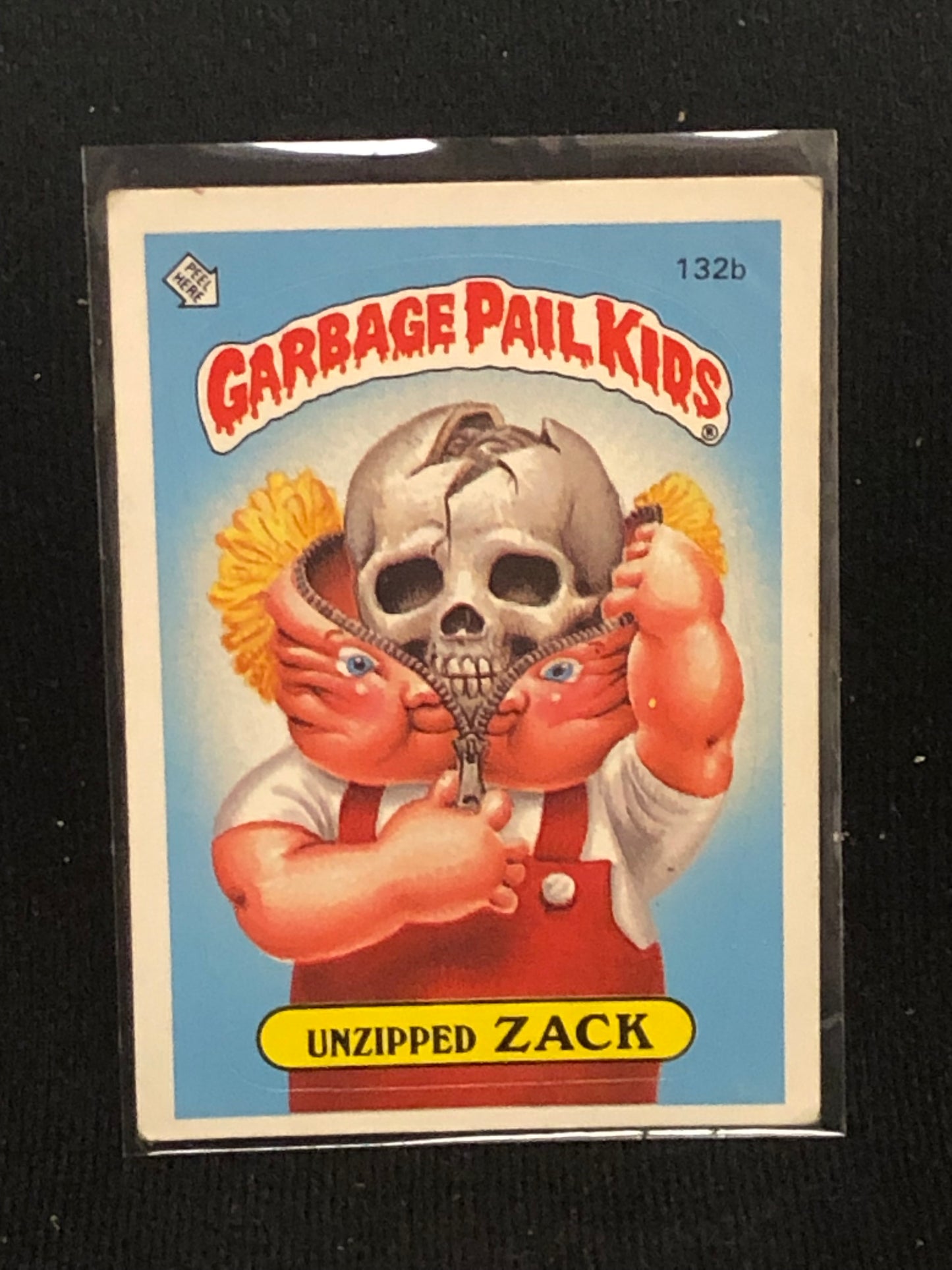 Garbage Pail Kids Original Series 4 (os4) 132b Unzipped Zack