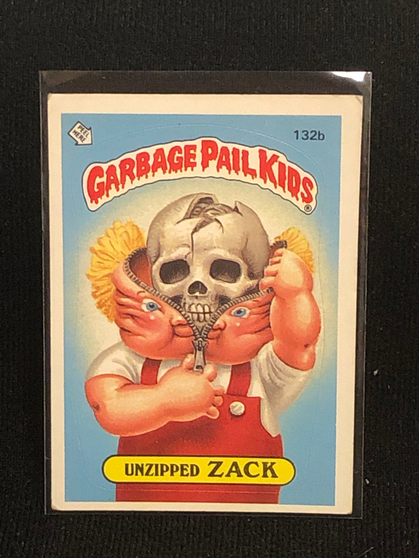 Garbage Pail Kids Original Series 4 (os4) 132b Unzipped Zack