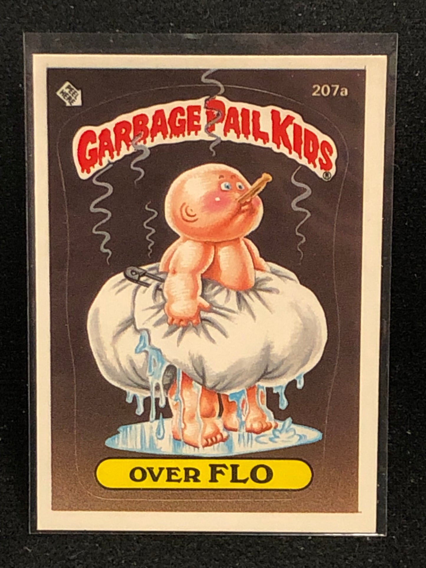 Garbage Pail Kids Original Series 6 (os6) 207a Over Flo