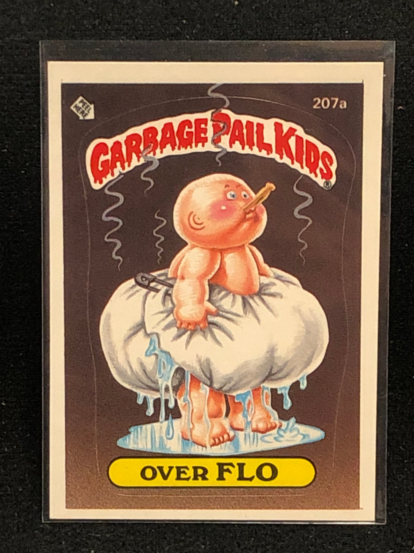 Garbage Pail Kids Original Series 6 (os6) 207a Over Flo