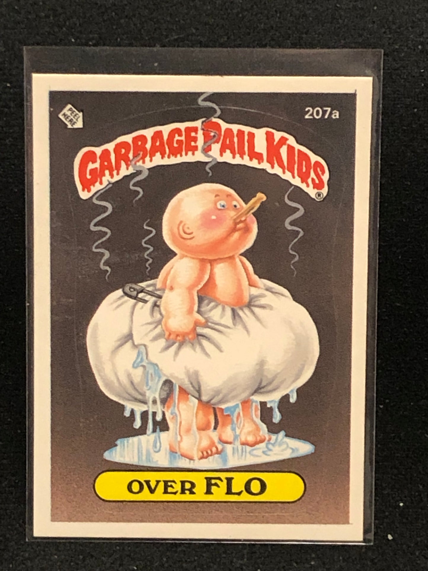 Garbage Pail Kids Original Series 6 (os6) 207a Over Flo