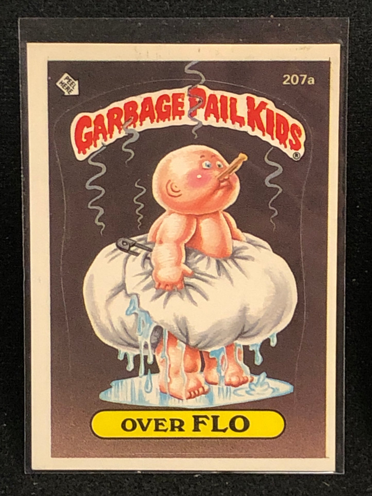 Garbage Pail Kids Original Series 6 (os6) 207a Over Flo