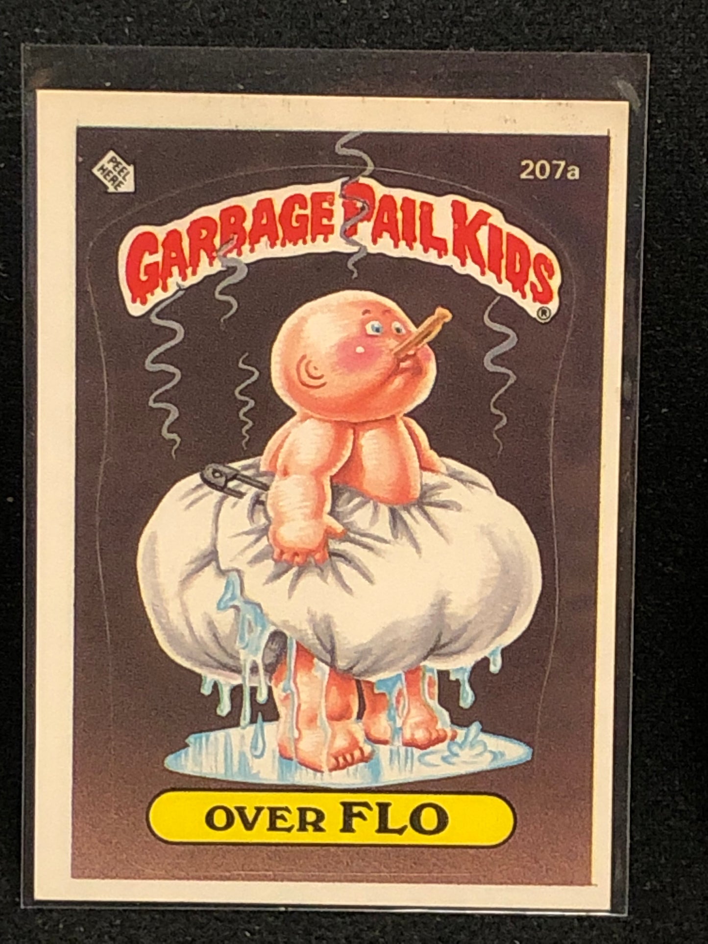 Garbage Pail Kids Original Series 6 (os6) 207a Over Flo