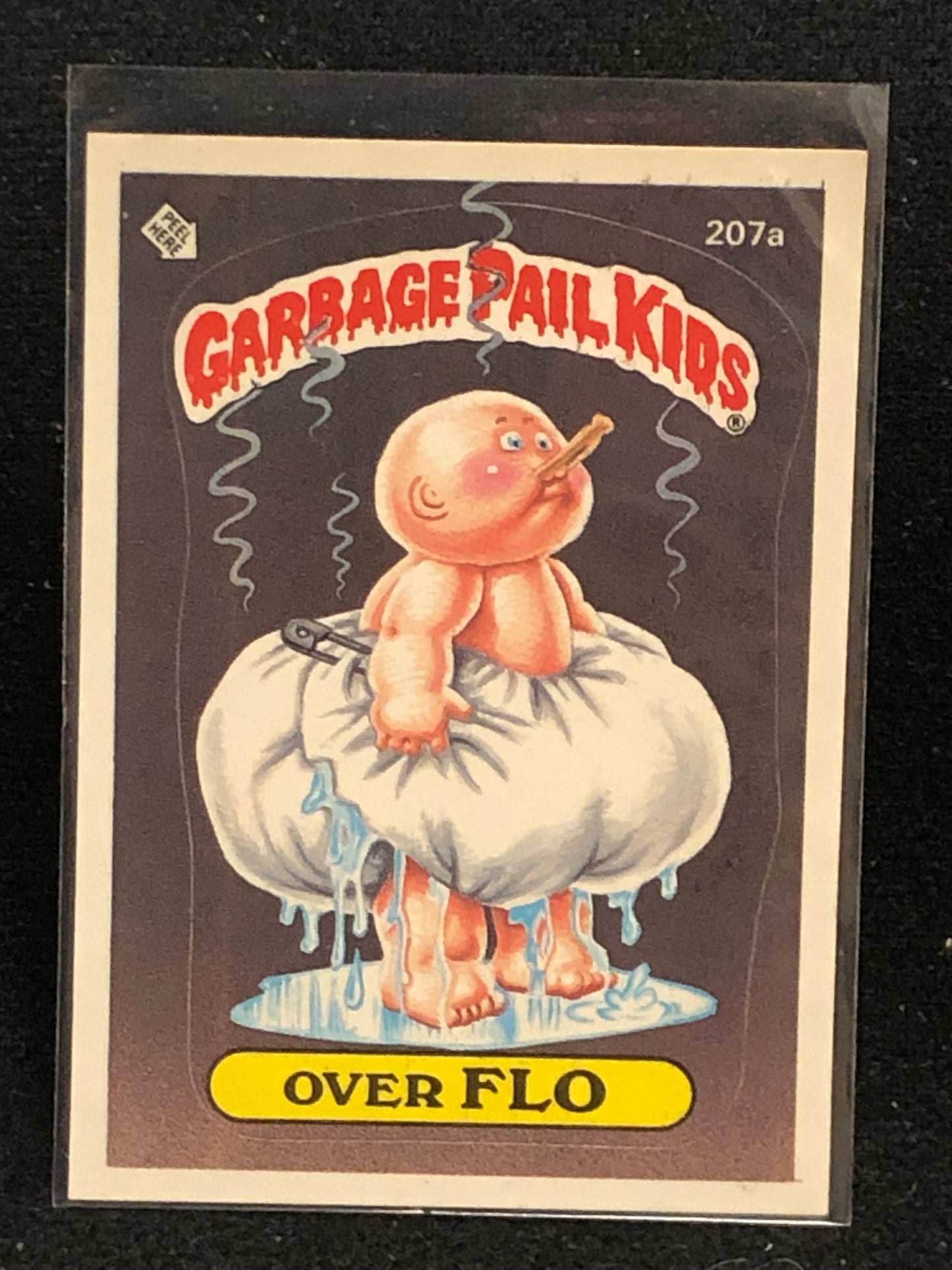 Garbage Pail Kids Original Series 6 (os6) 207a Over Flo